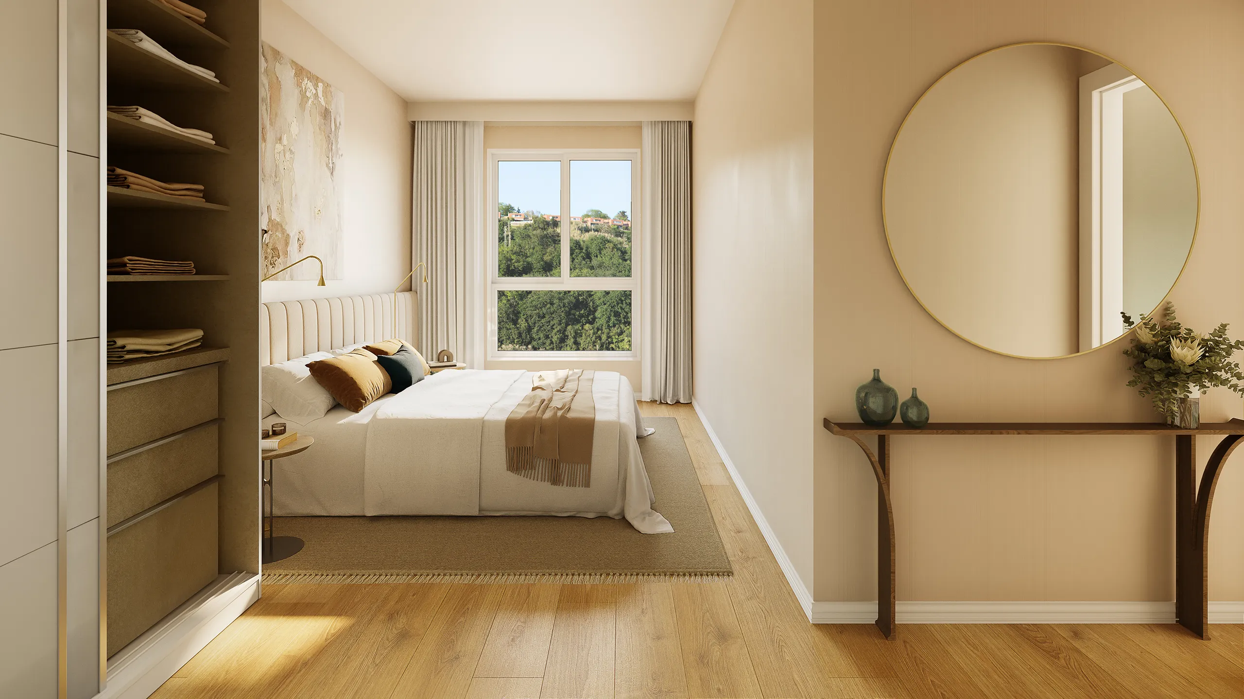 Piso San Sebastian San Sebastian Walking Closet Photorealistic Renders