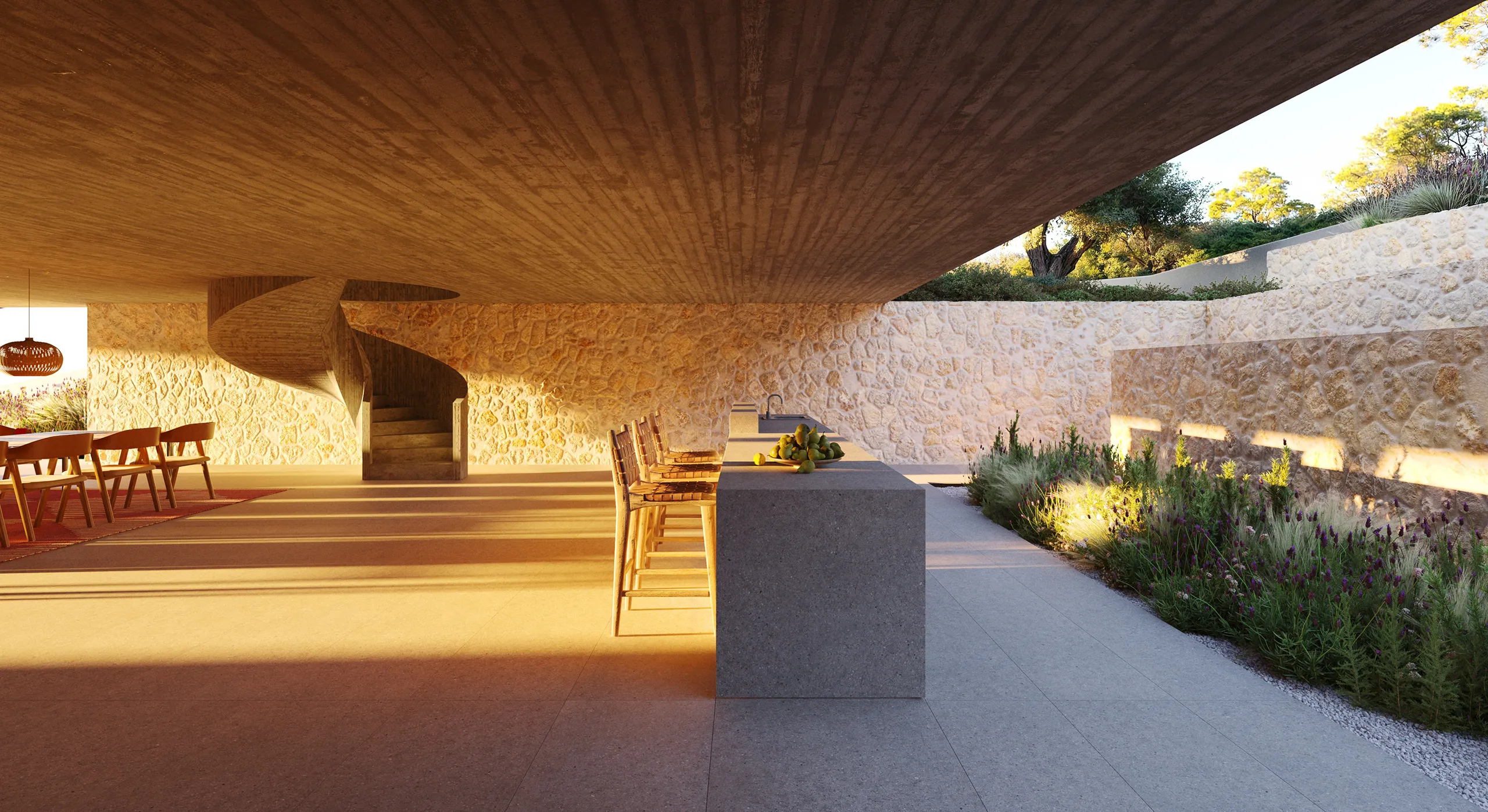 Villa Sabina Estates Ibiza Living Real Estate Rendering