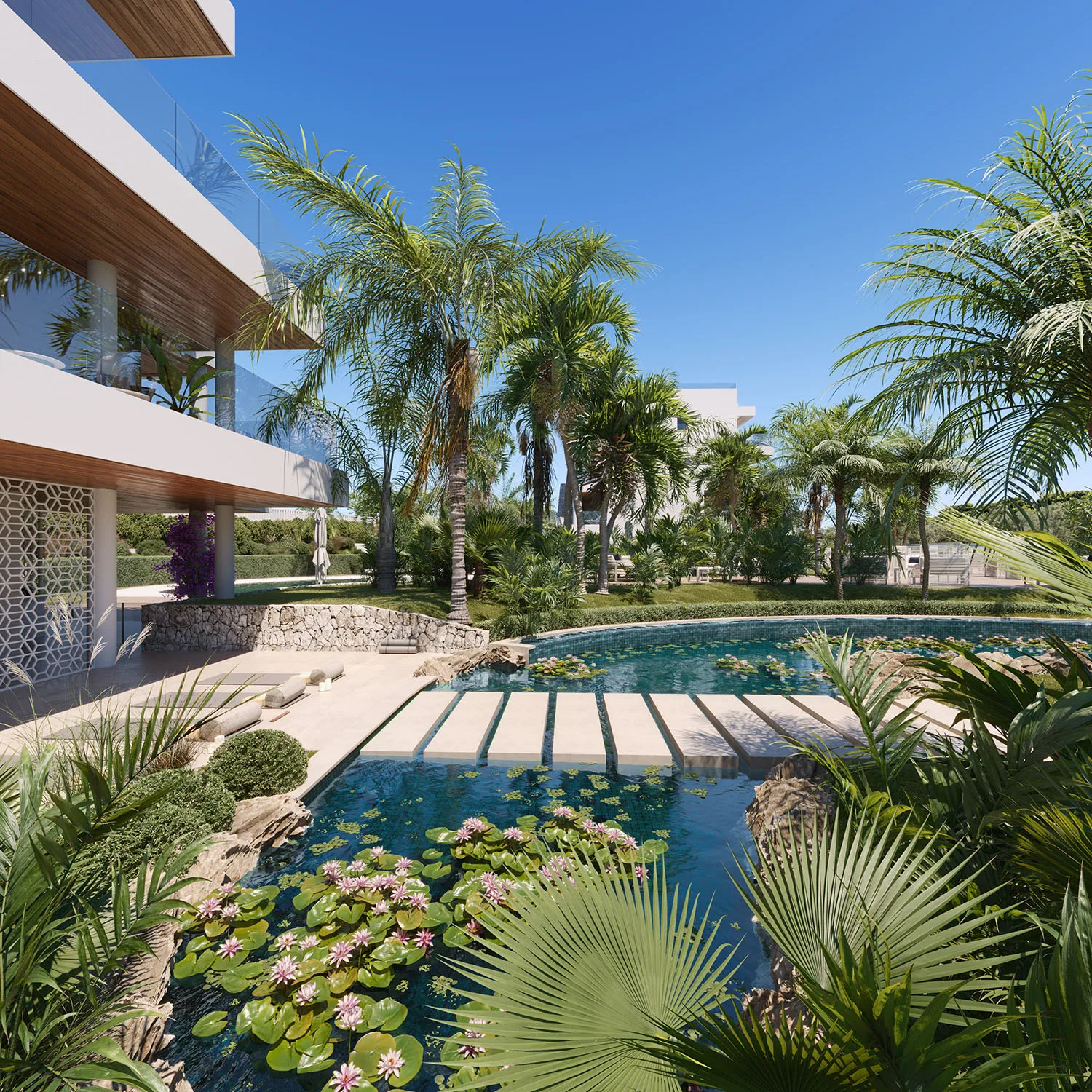 Benalus Residences Golden Mile Marbella Pool real estate virtual tour
