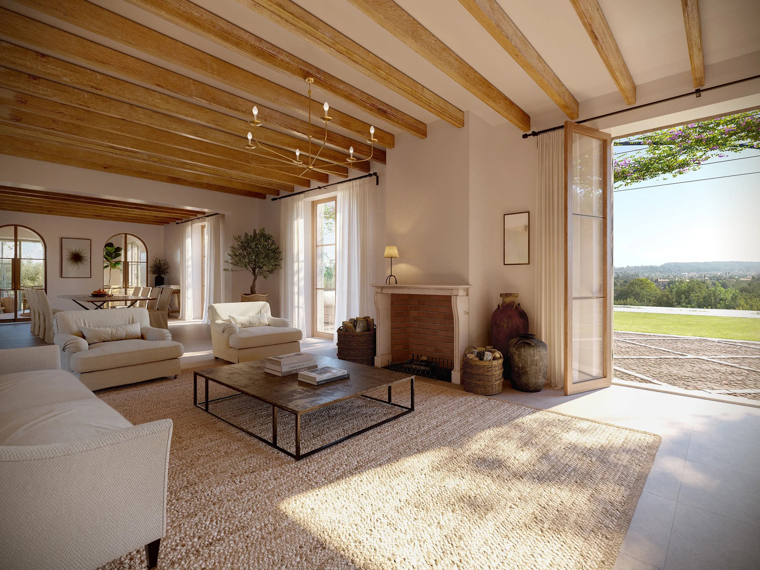 Finca Rustica Sta Maria Mallorca Living real estate virtual tour