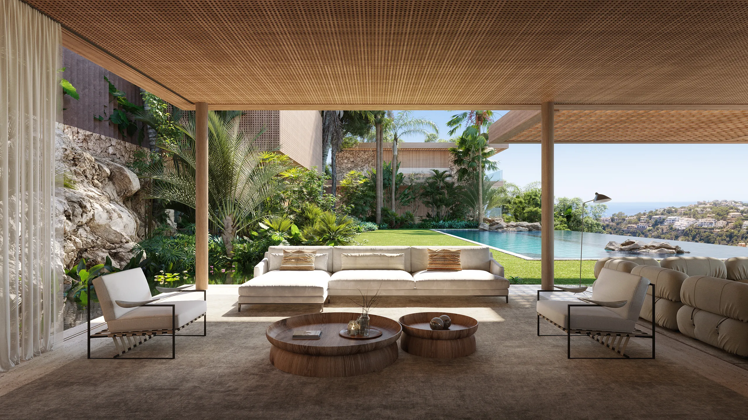 Villa Puerto Andratx Mallorca Living Architecture Visualisation