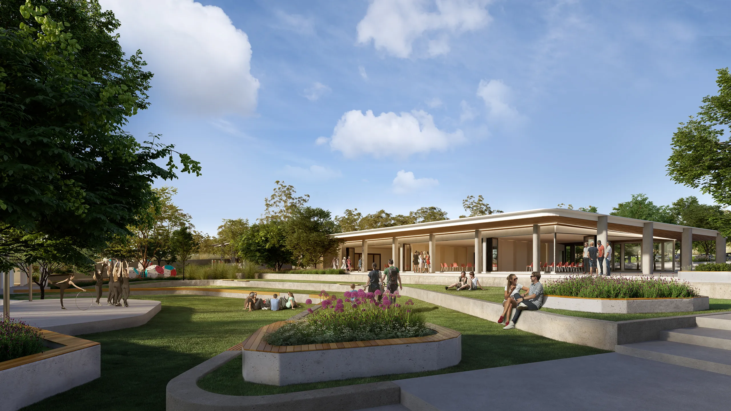 Philip Gold Coast Australia Fassade eye level Hyperrealistic Visualization
