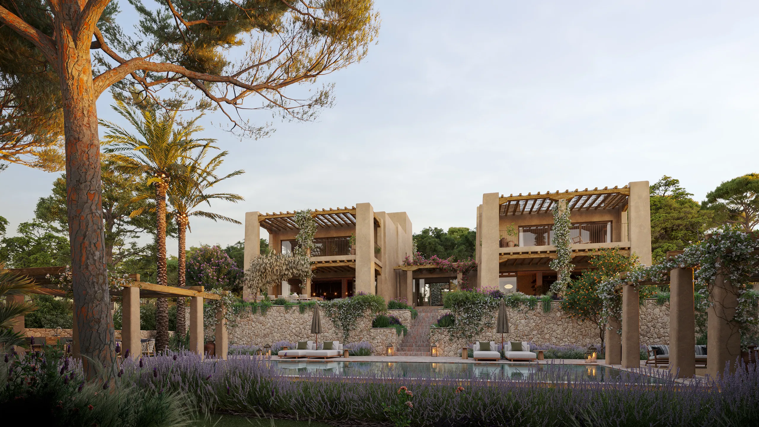 Casa Cap Martinet Ibiza Fachada VR Arquitectonico