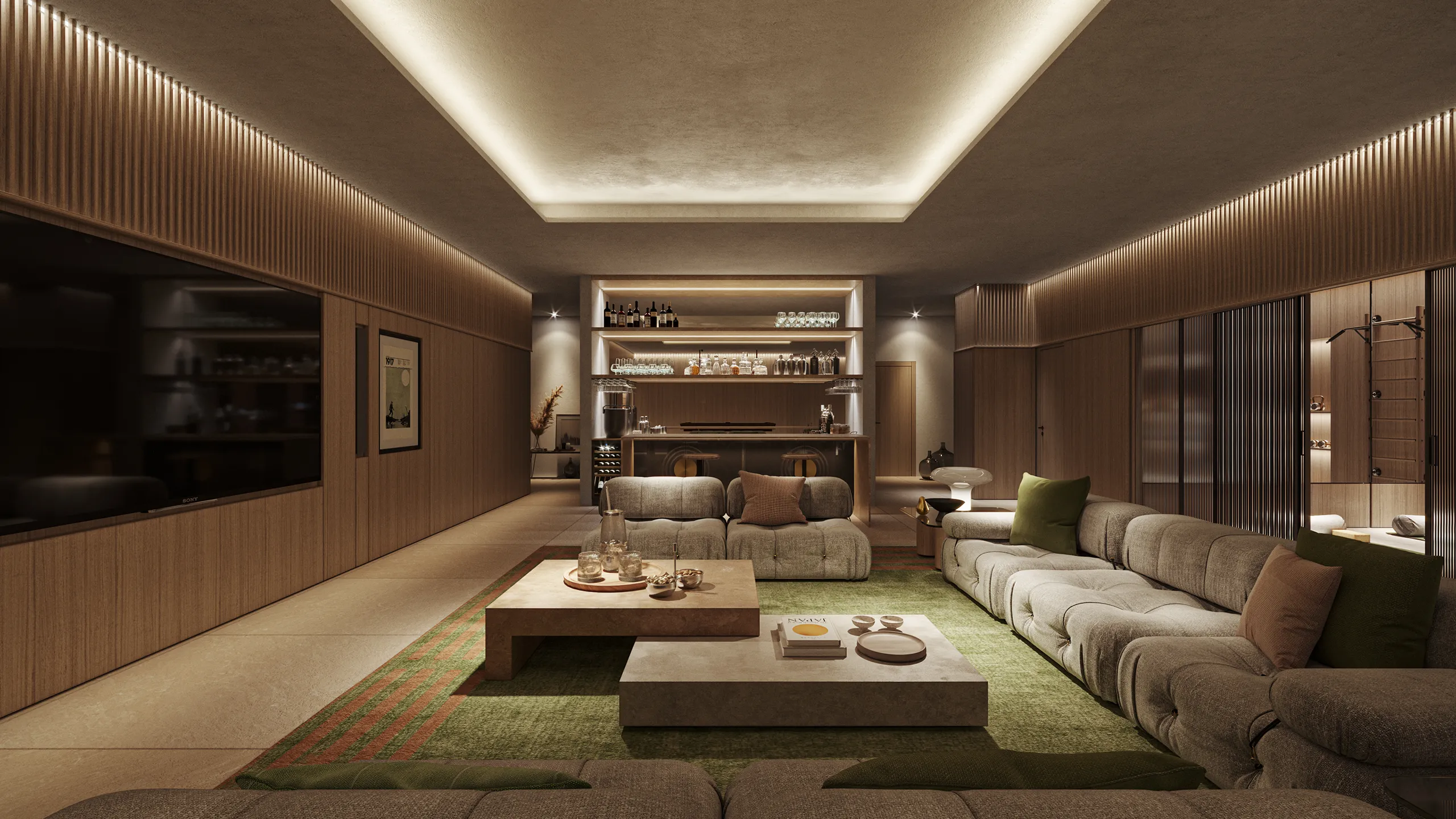 Villa Marbella Living Real Estate Visualization
