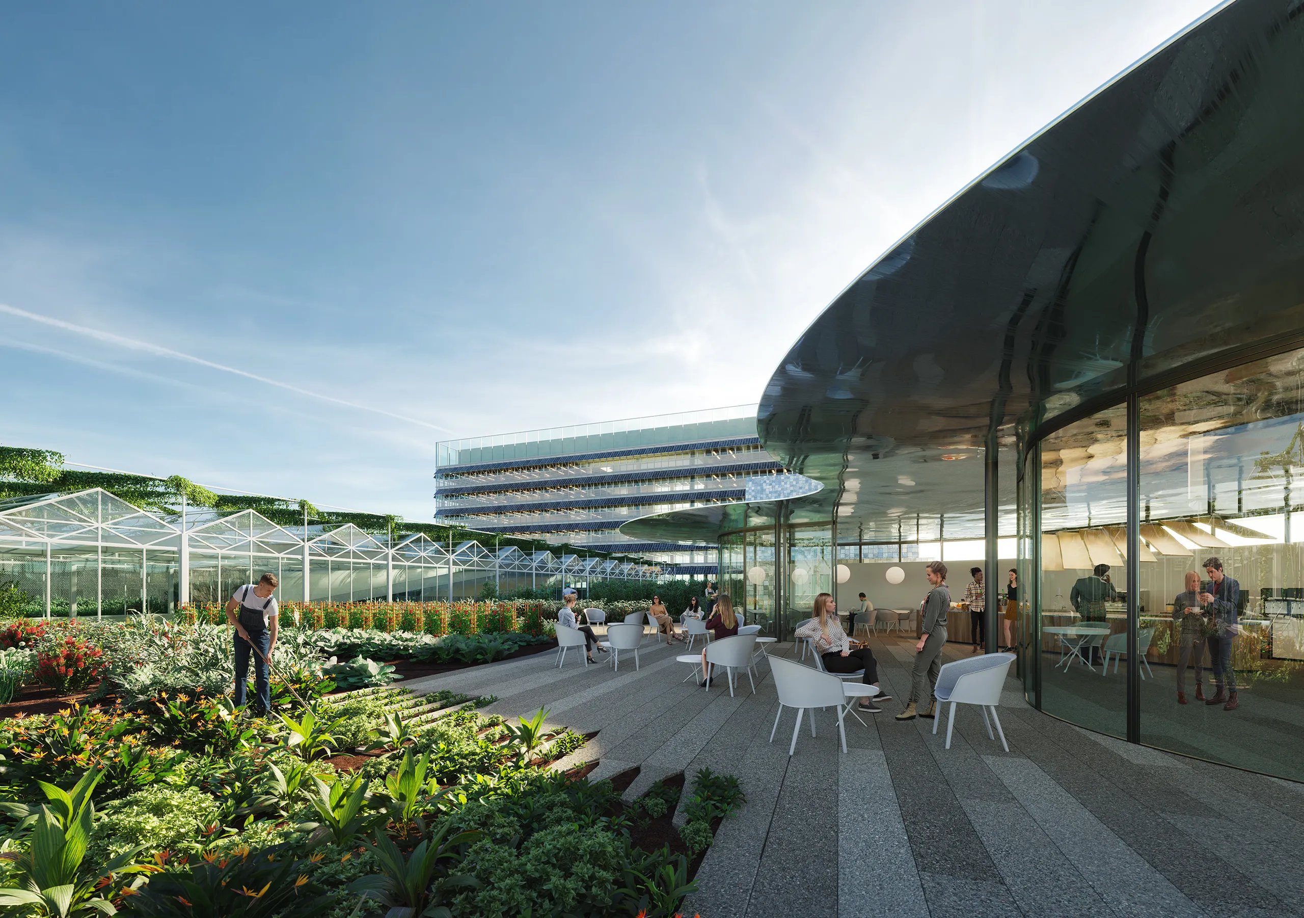 Limmatpark Headquarters Switzerland Office Architectural Visualization