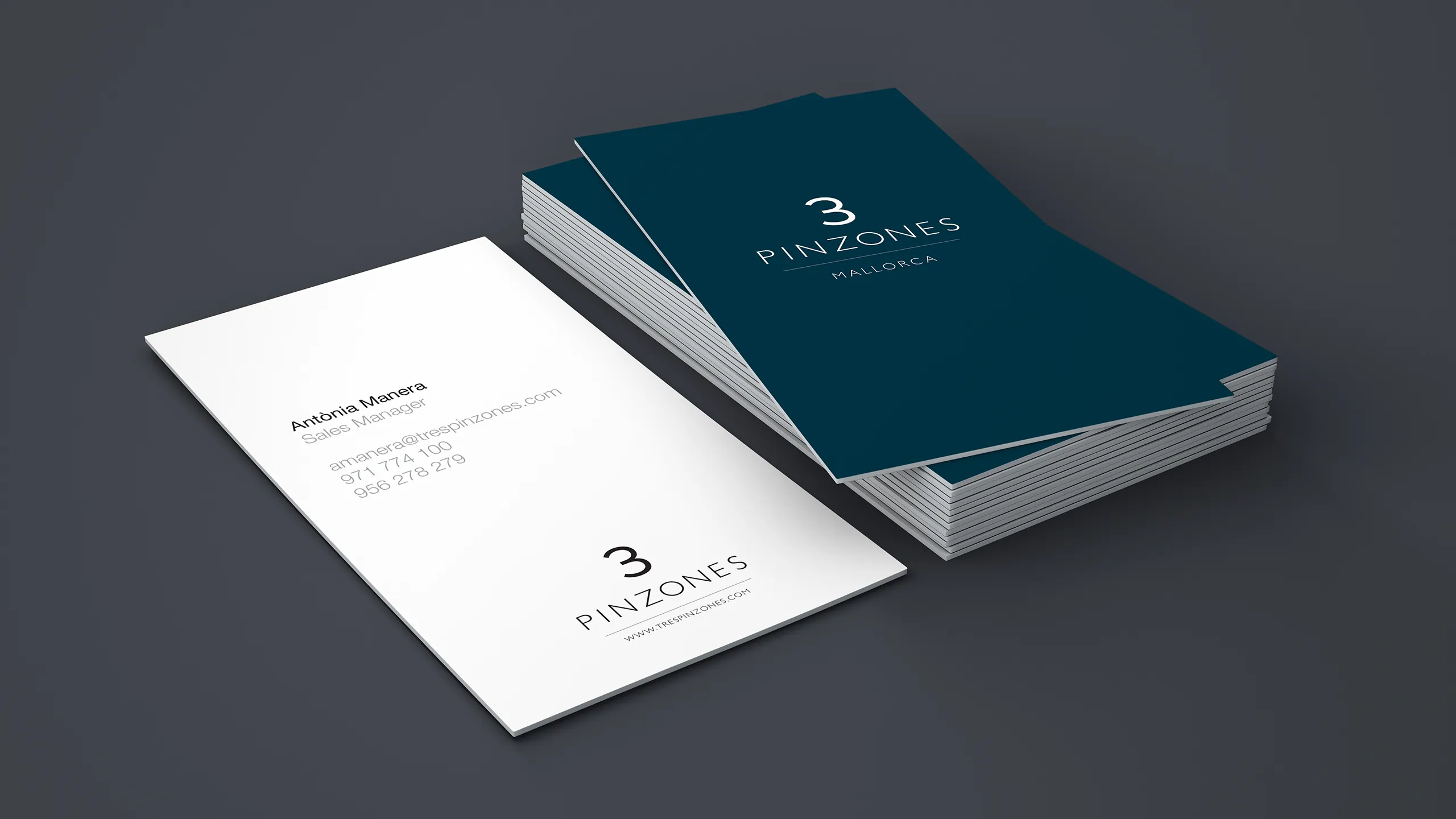Pisos Tres Pinzons Magaluf Mallorca Branding Brand Identity