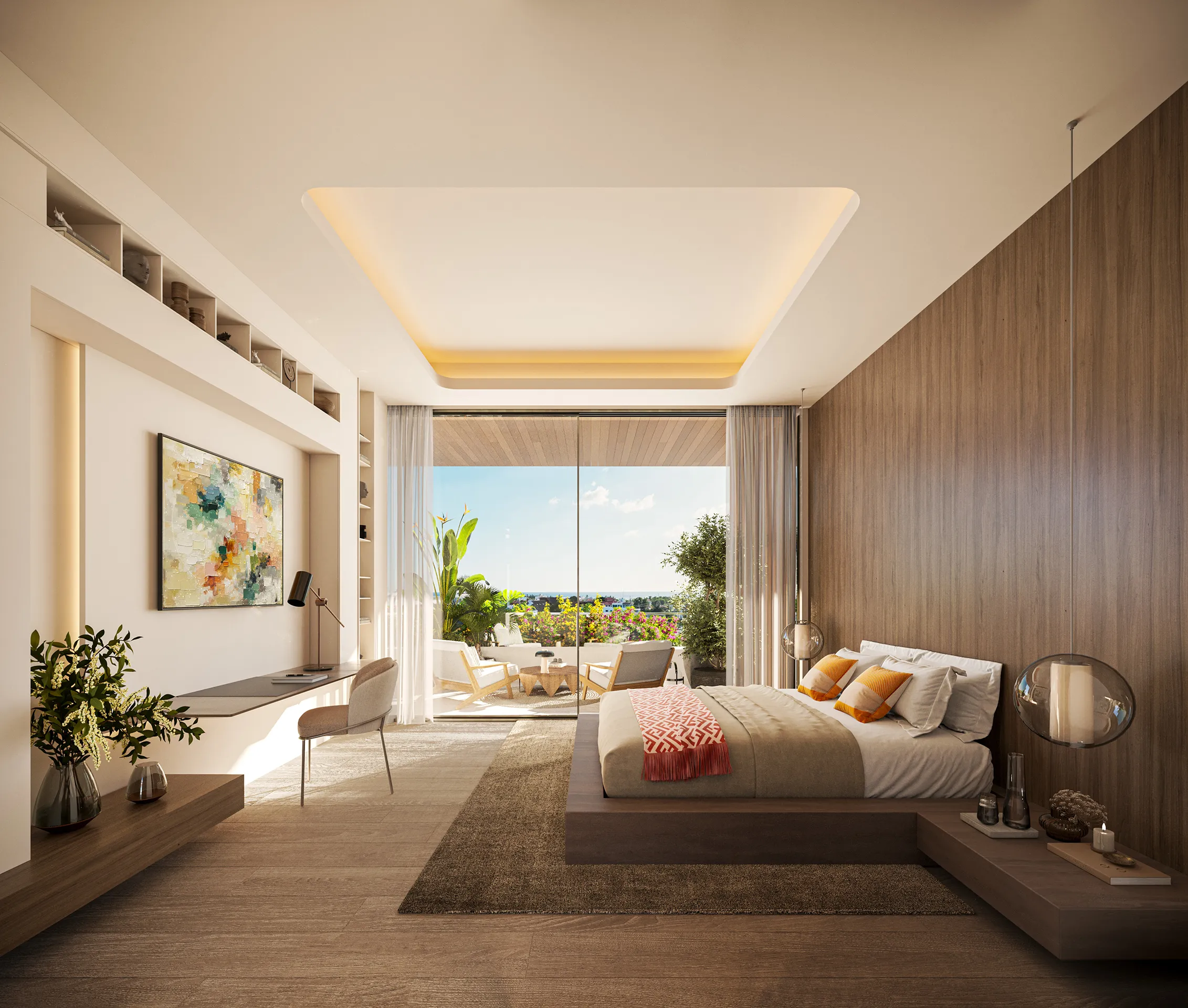 Apartment Punta Cana Dominican Republic Bedroom Architectural Vr