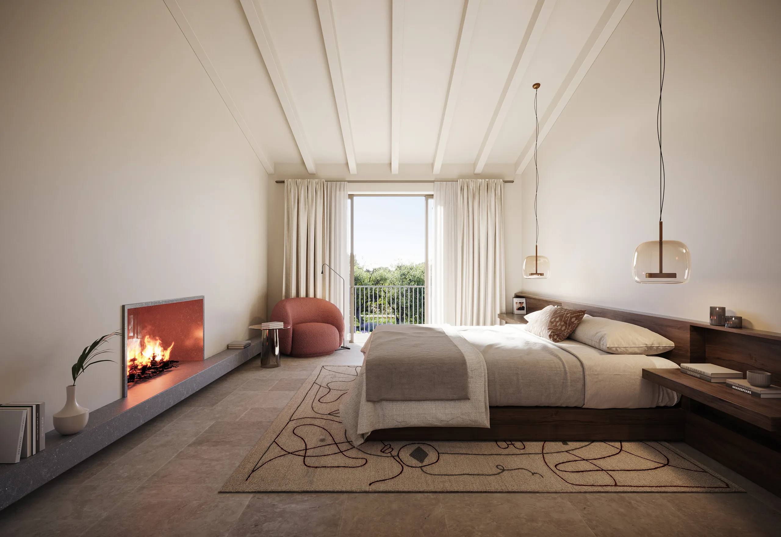 Finca Santanyi Mallorca Bedroom real estate virtual tour