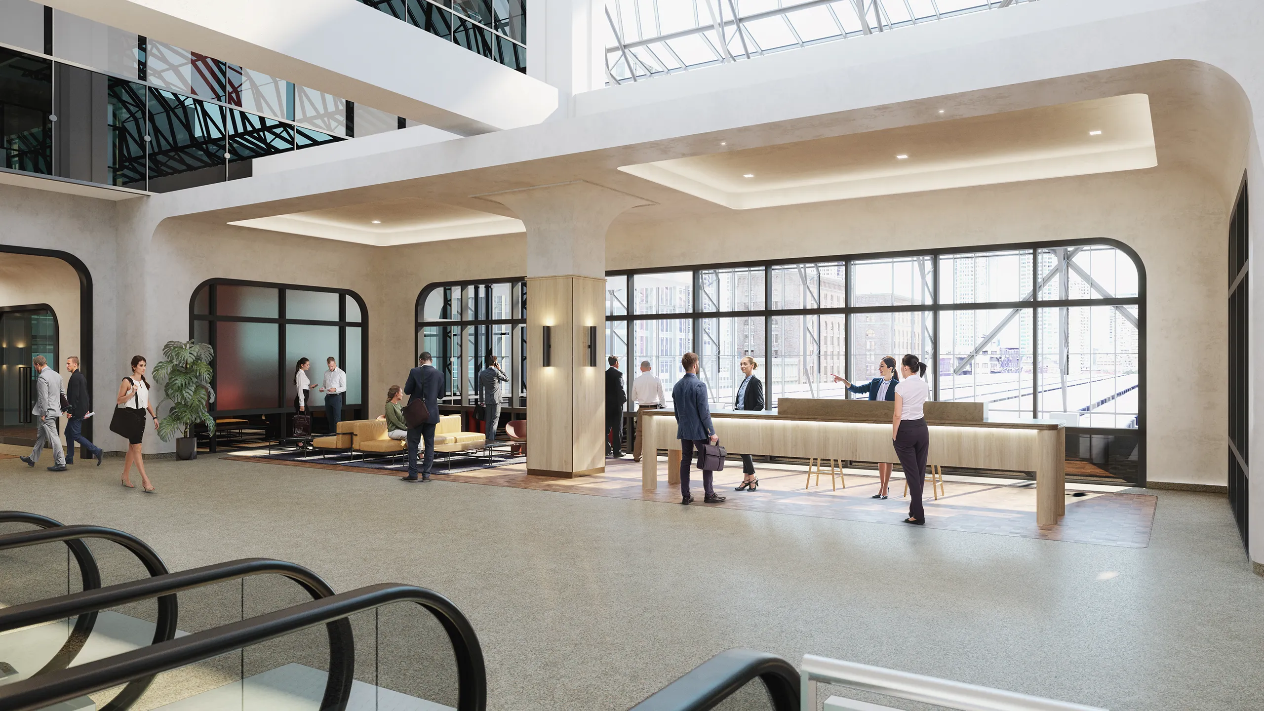 West Madison Chicago Usa Common Areas architectural rendering