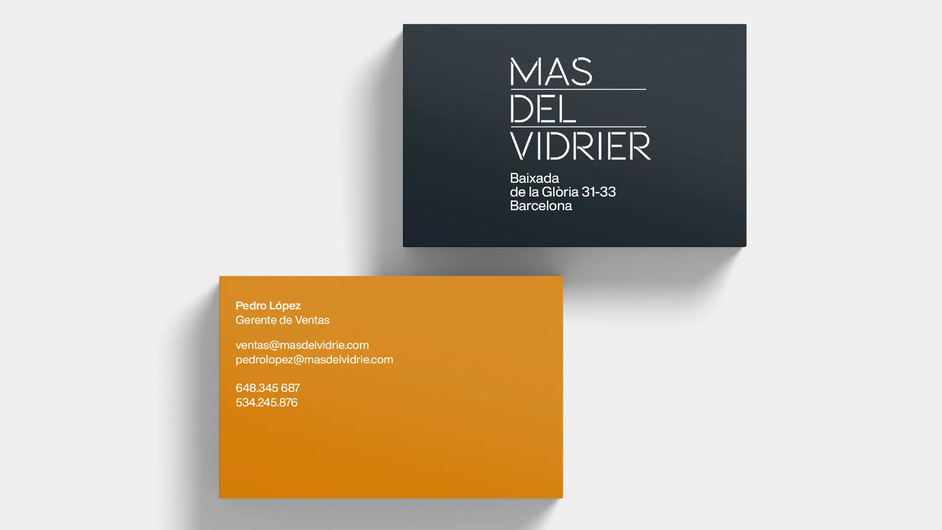 Mas Vidrier Piso Barcelona Branding Logo Design