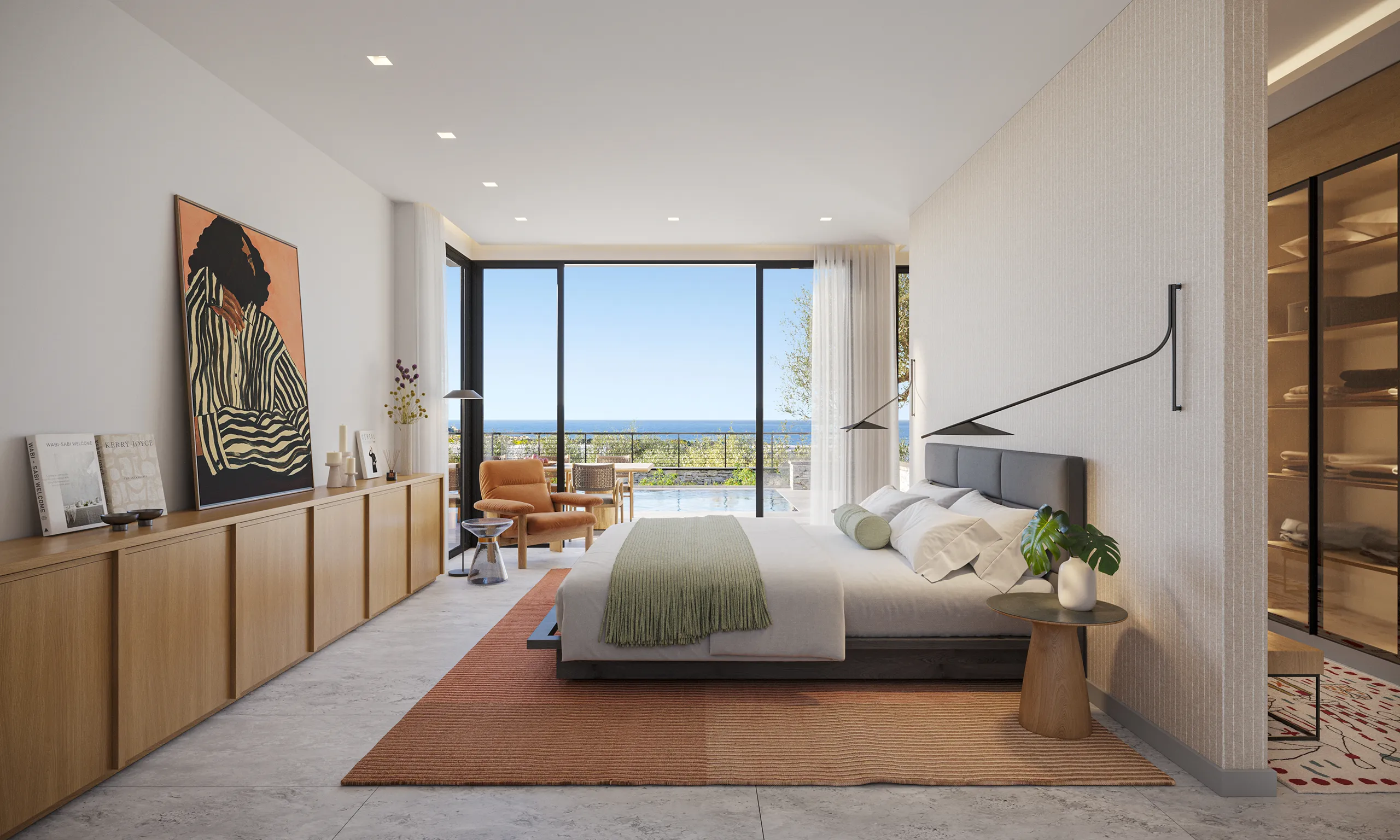 Terra Hill Alsancak Cyprus Dormitorio 3d arquitectura