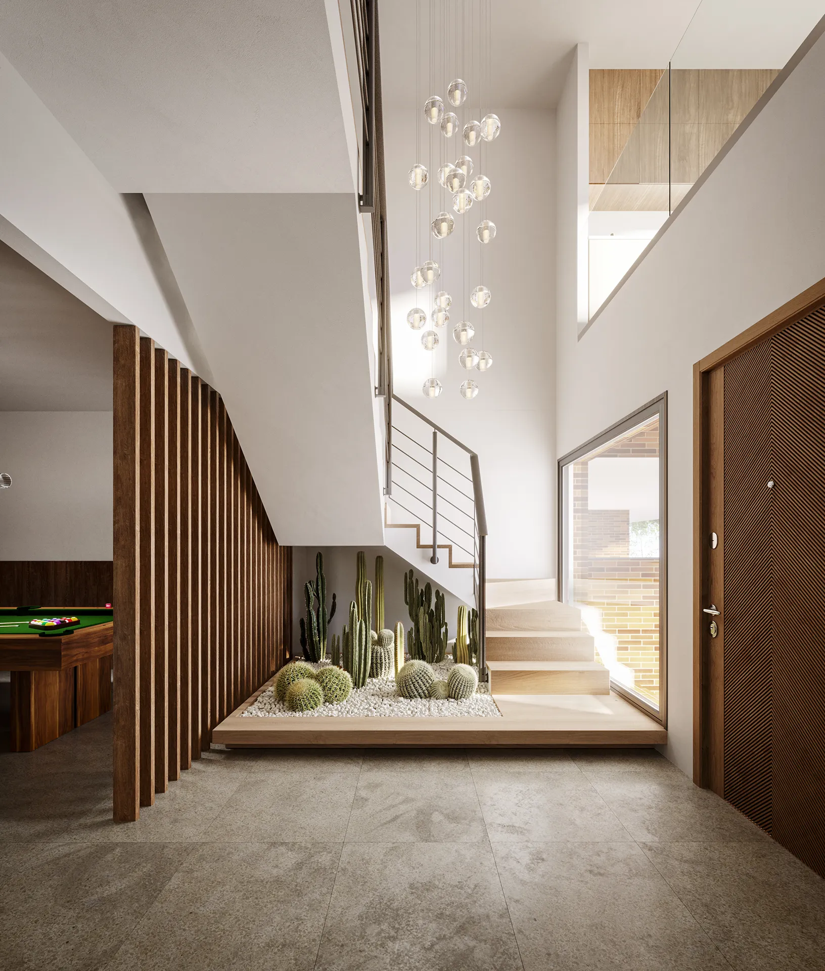 Villa Colmenar Viejo Madrid  Aerial view Real Estate Visualisation