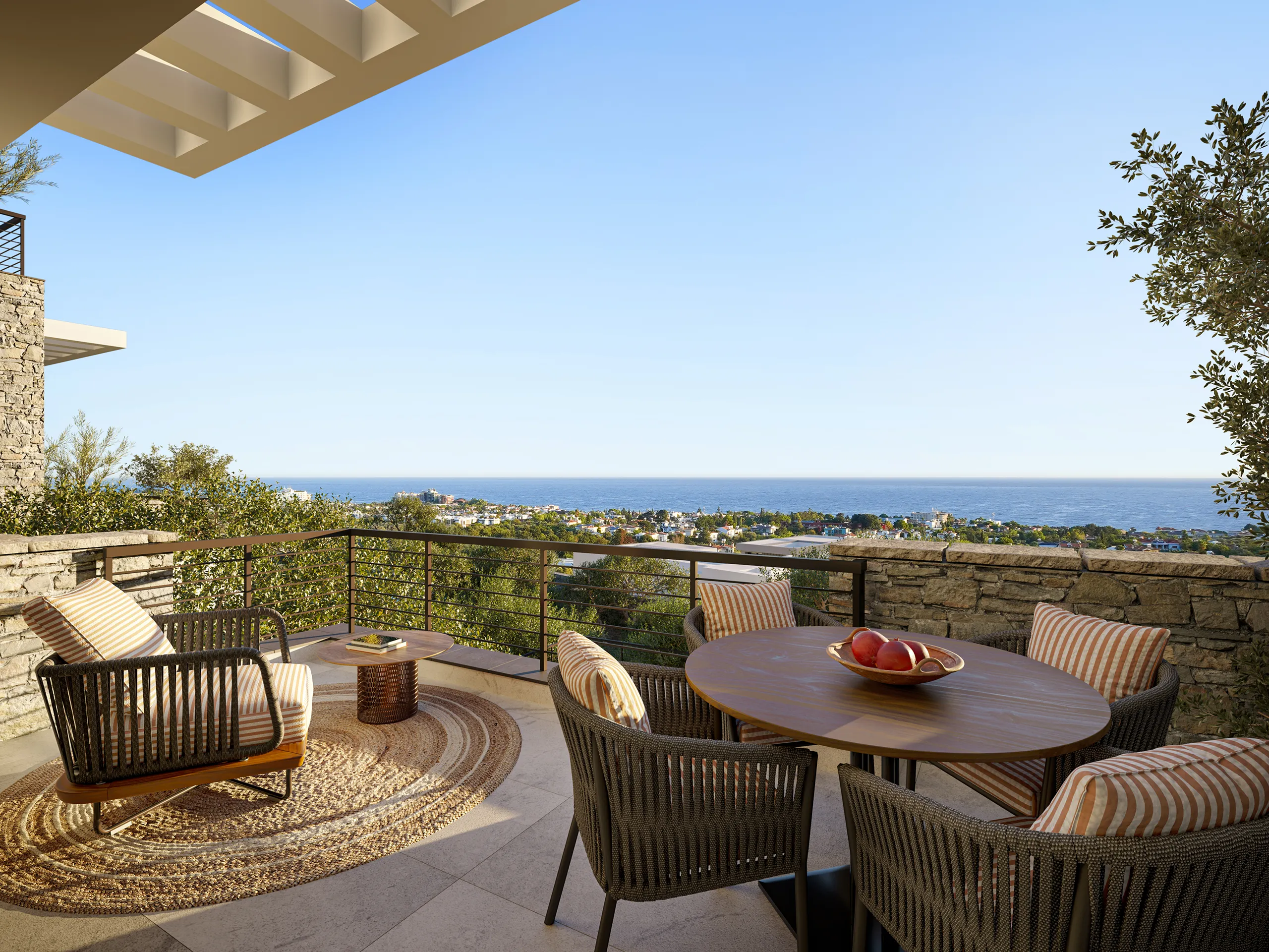 Terra Hill Alsancak Cyprus Comedor Visualizacion Arquitectonica