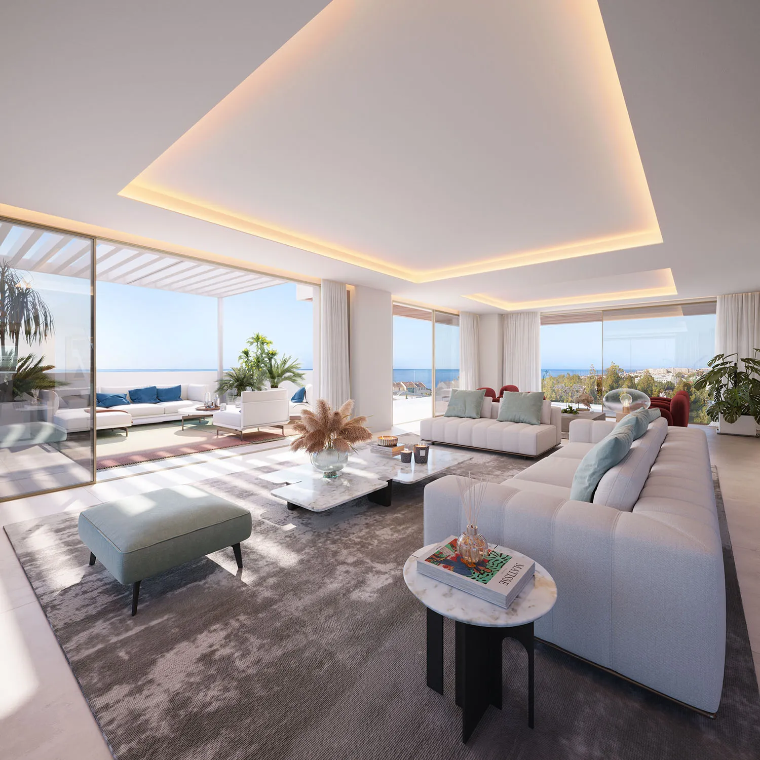 Benalus Residences Golden Mile Marbella Living Architecture Visualisation
