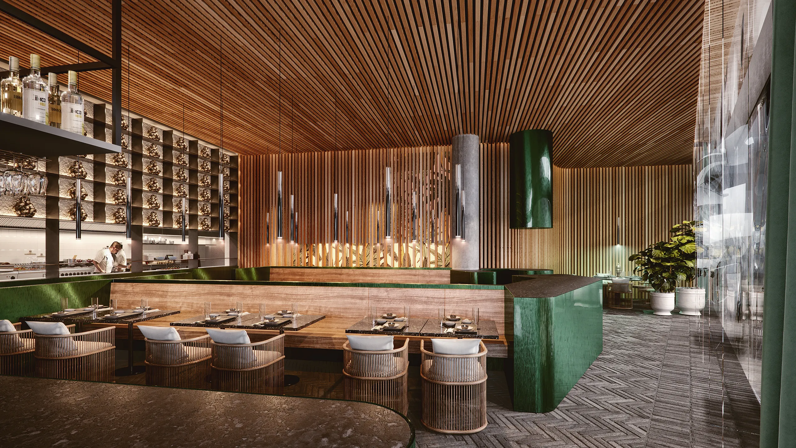 Hotel Star Gold Coast Australia Common Areas real estate cgi
