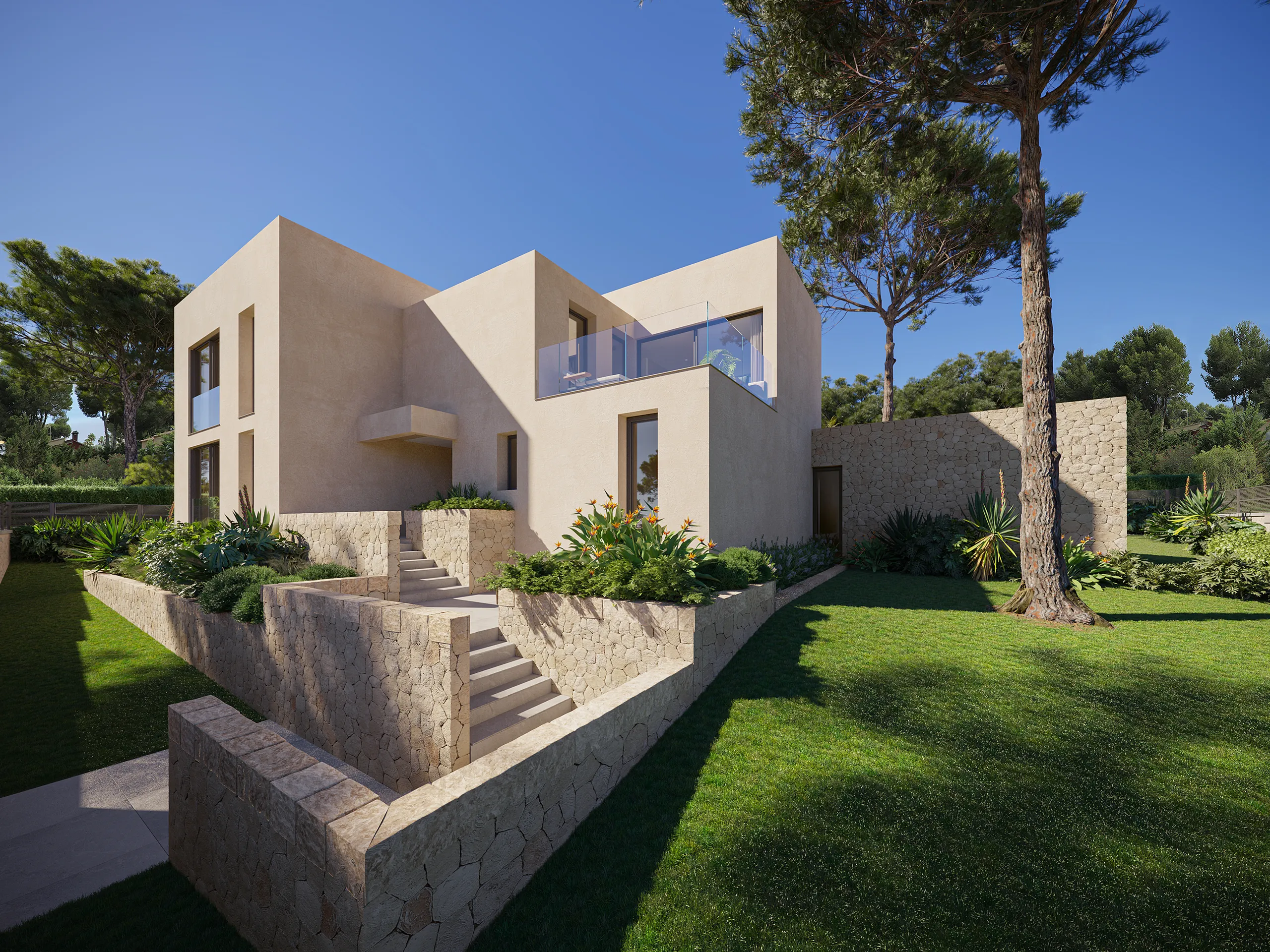 House Sta Ponca Mallorca Living real estate cgi