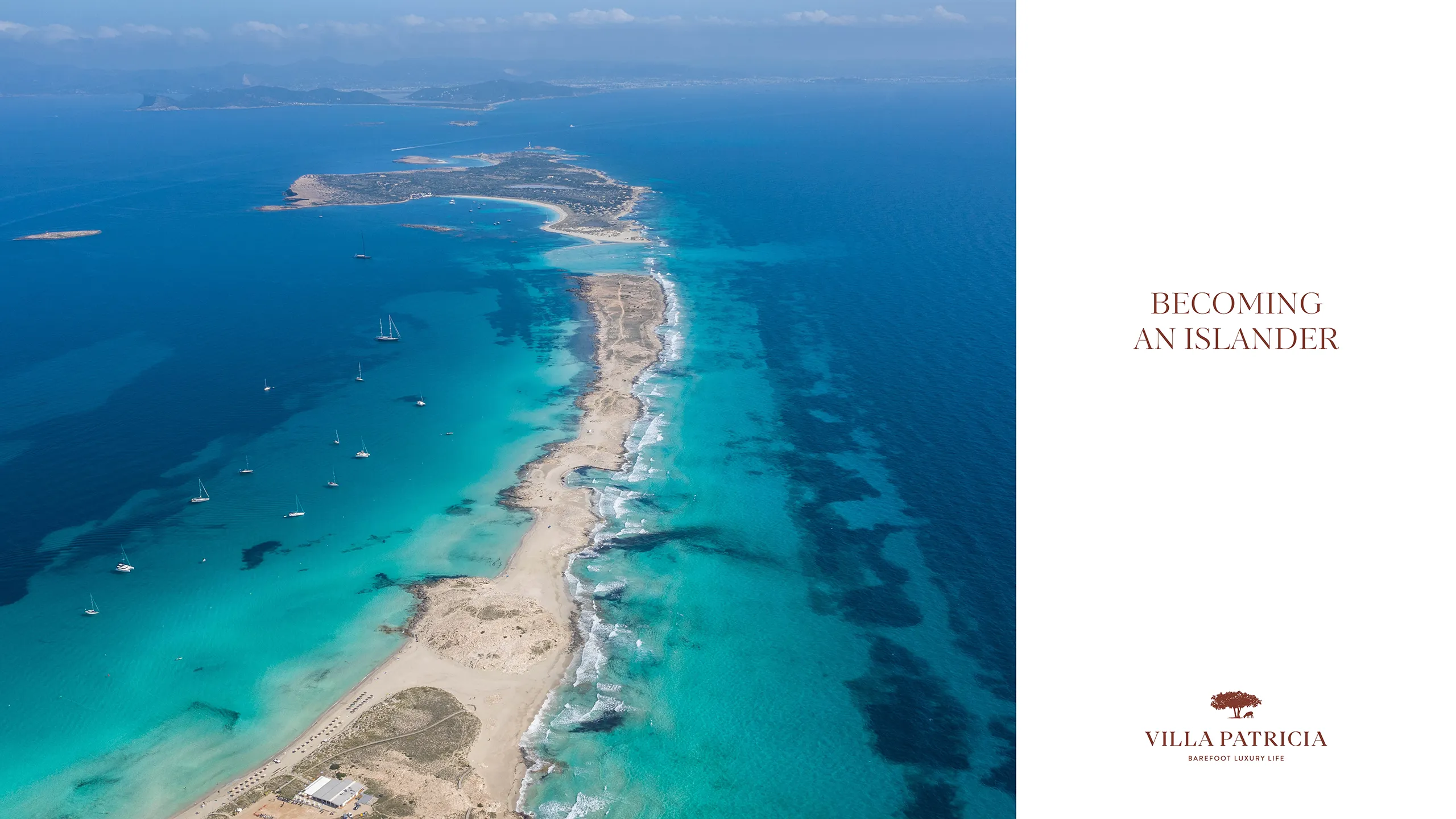 Villa Formentera Aerial view real estate renders