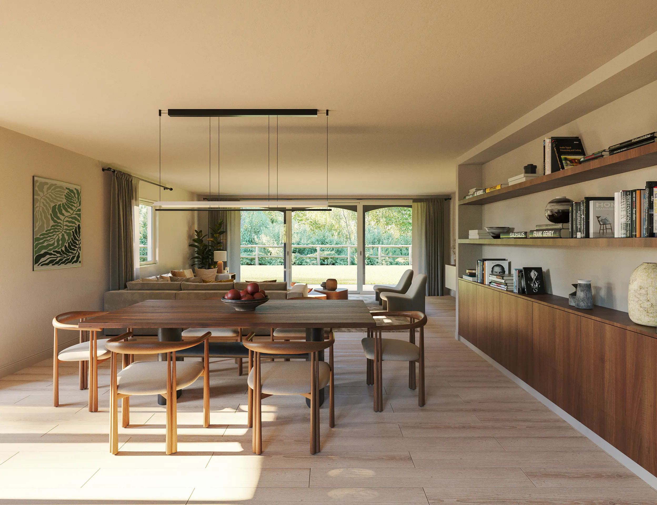 Lodge Slaley Northumberland Uk Dining Photorealistics Visualisations