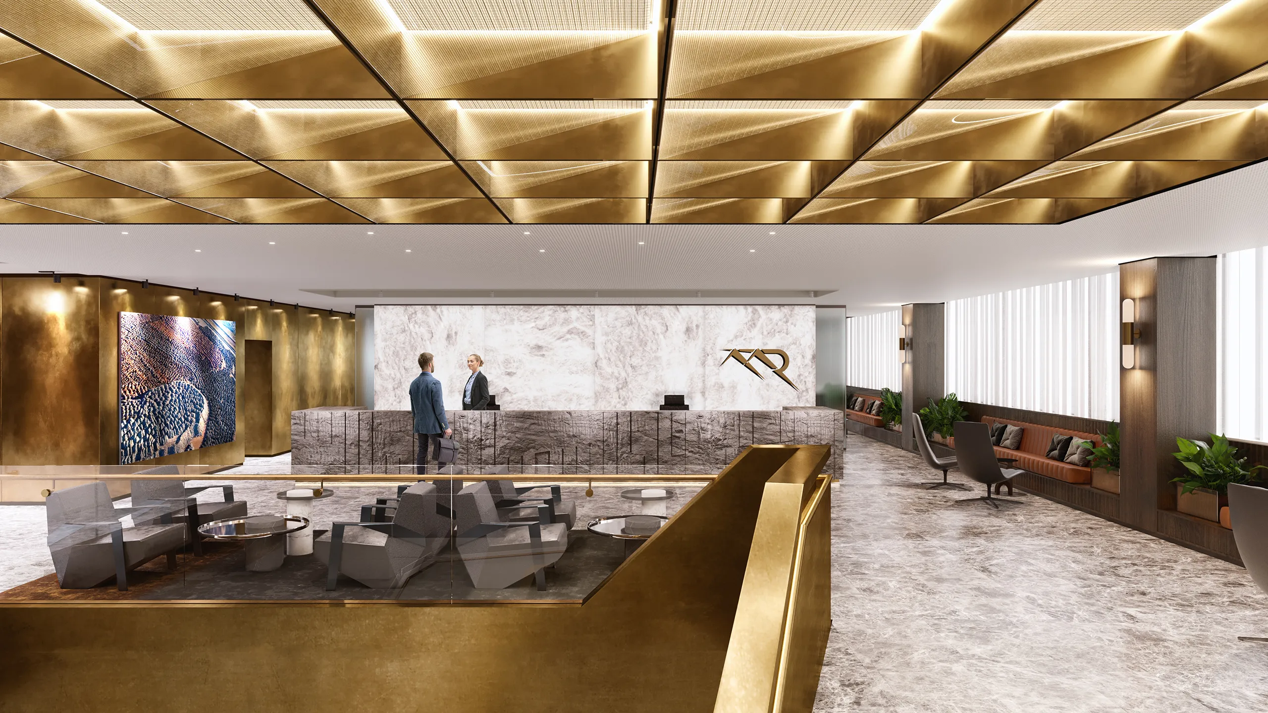 Mrl Headquarters Usa Common Areas Real Estate Visualisation