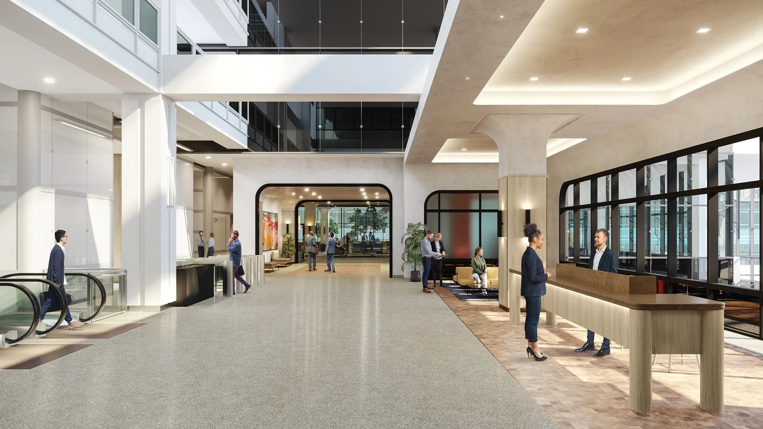 West Madison Chicago Usa Common Areas architectural renders