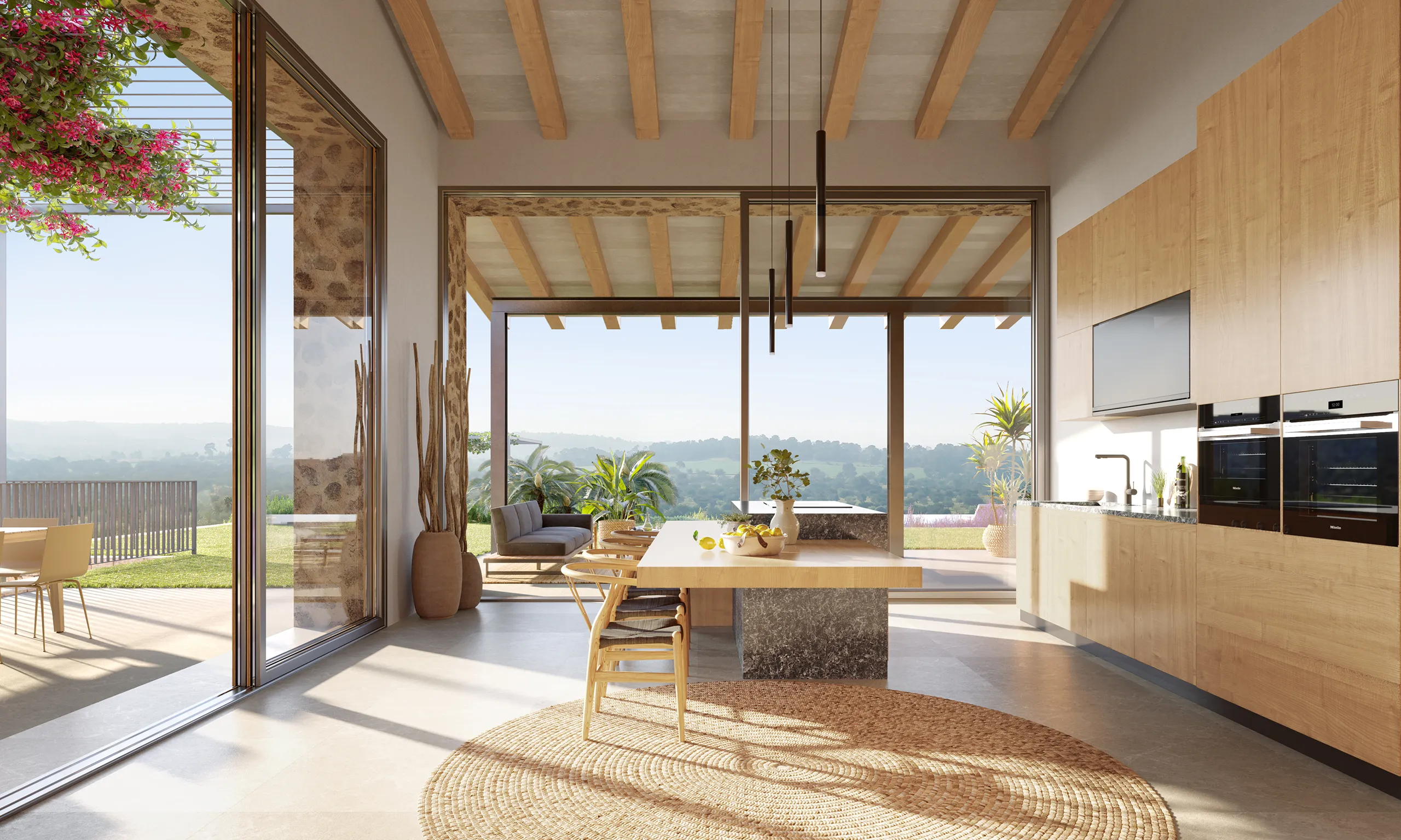 Finca Bunyola Mallorca Living Architectural Cgis