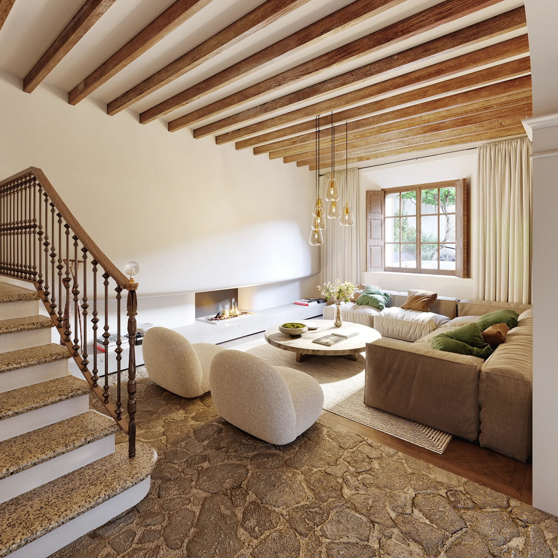 House Fornalutx Mallorca Living Real Estate Renders