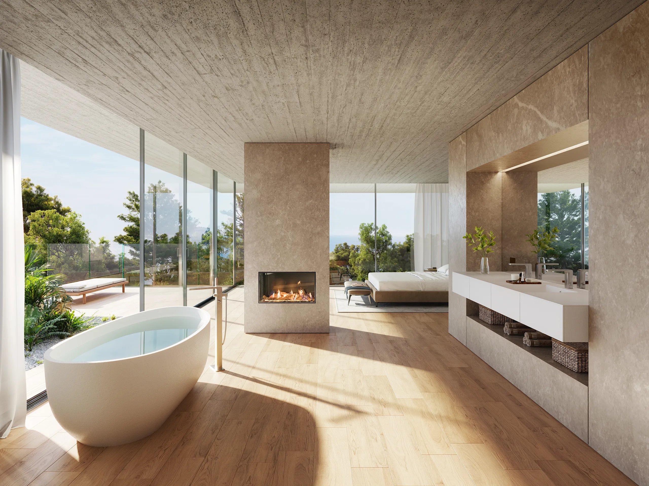 Porcelanosa Catalog Spain Bathroom Architectural Visualisation