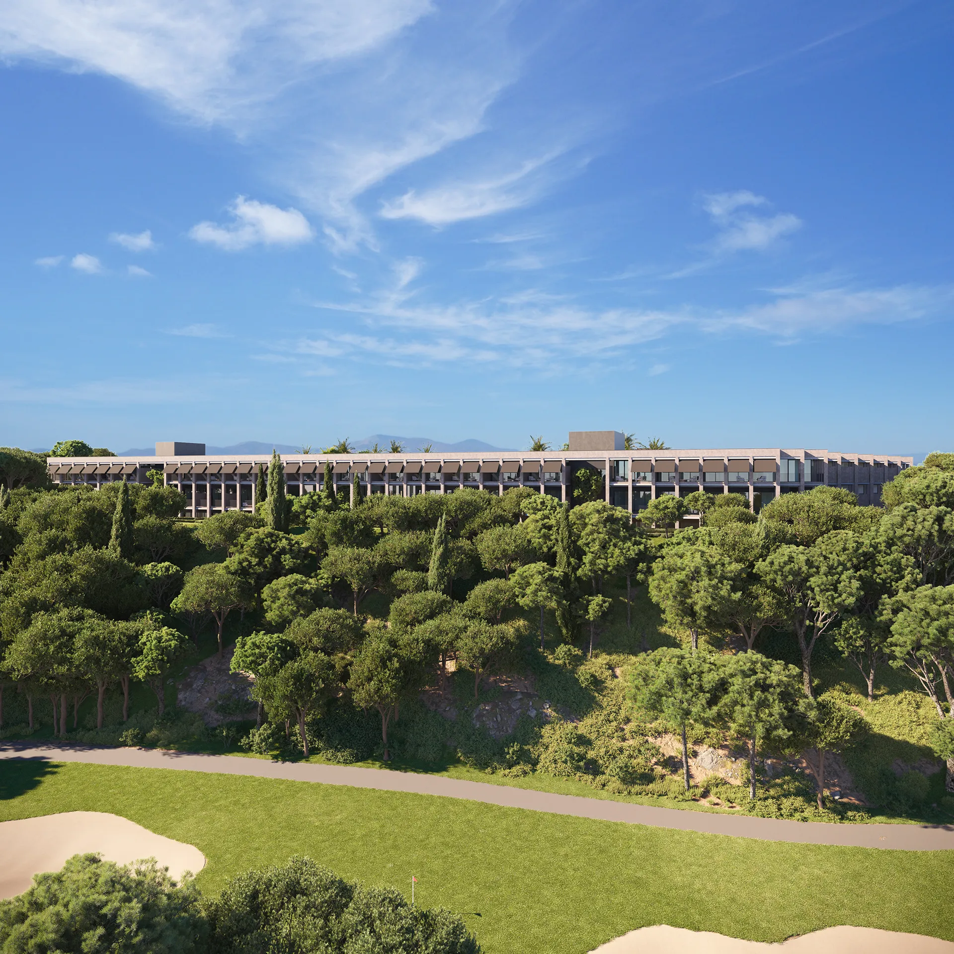 Hotel Finca Cortesin Marbella Garden Architectural Visualisation