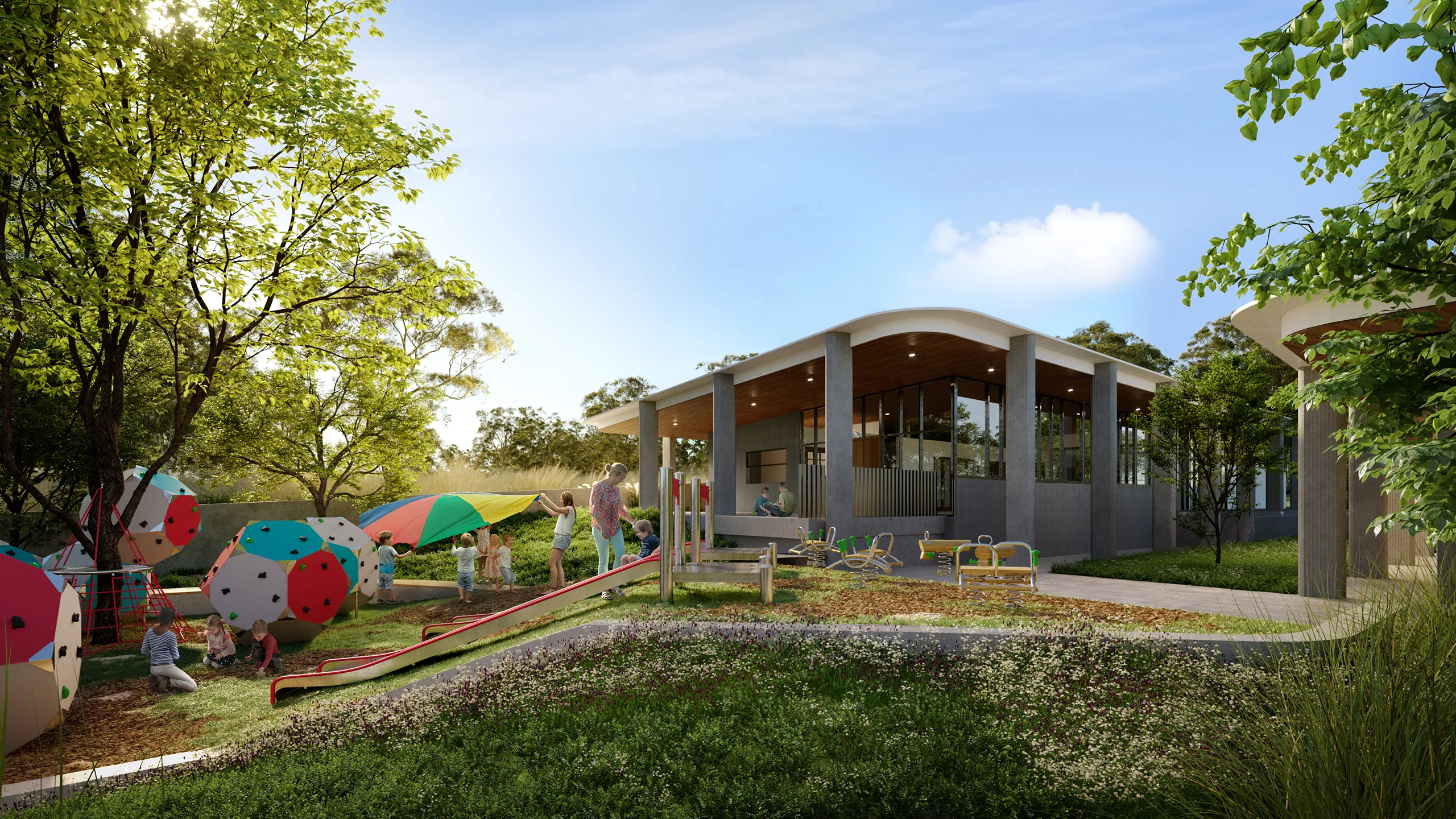 Philip Gold Coast Australia Fachada render fotorrealista