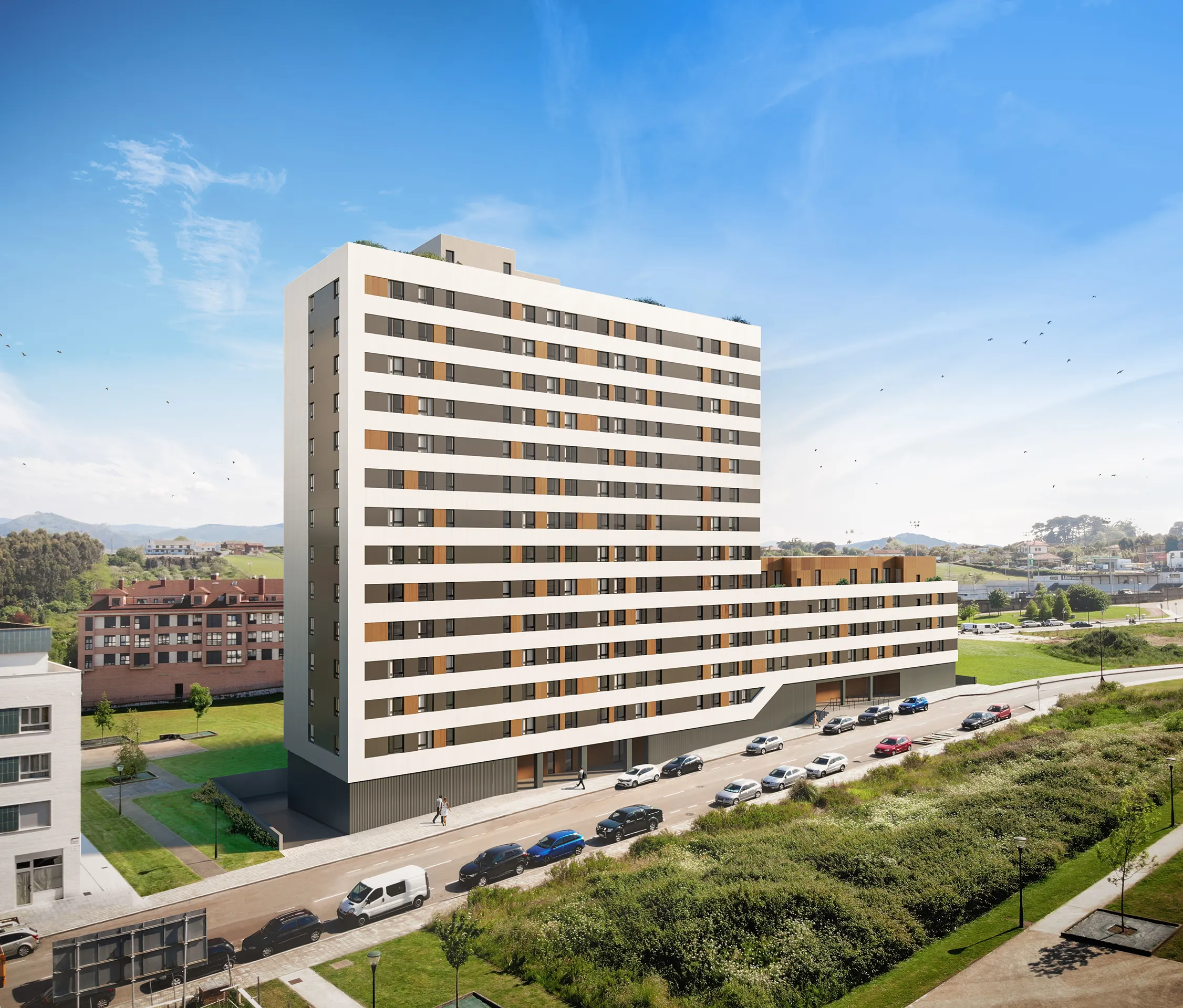 Roces Gijon Asturias Balcony 3D Real Estate