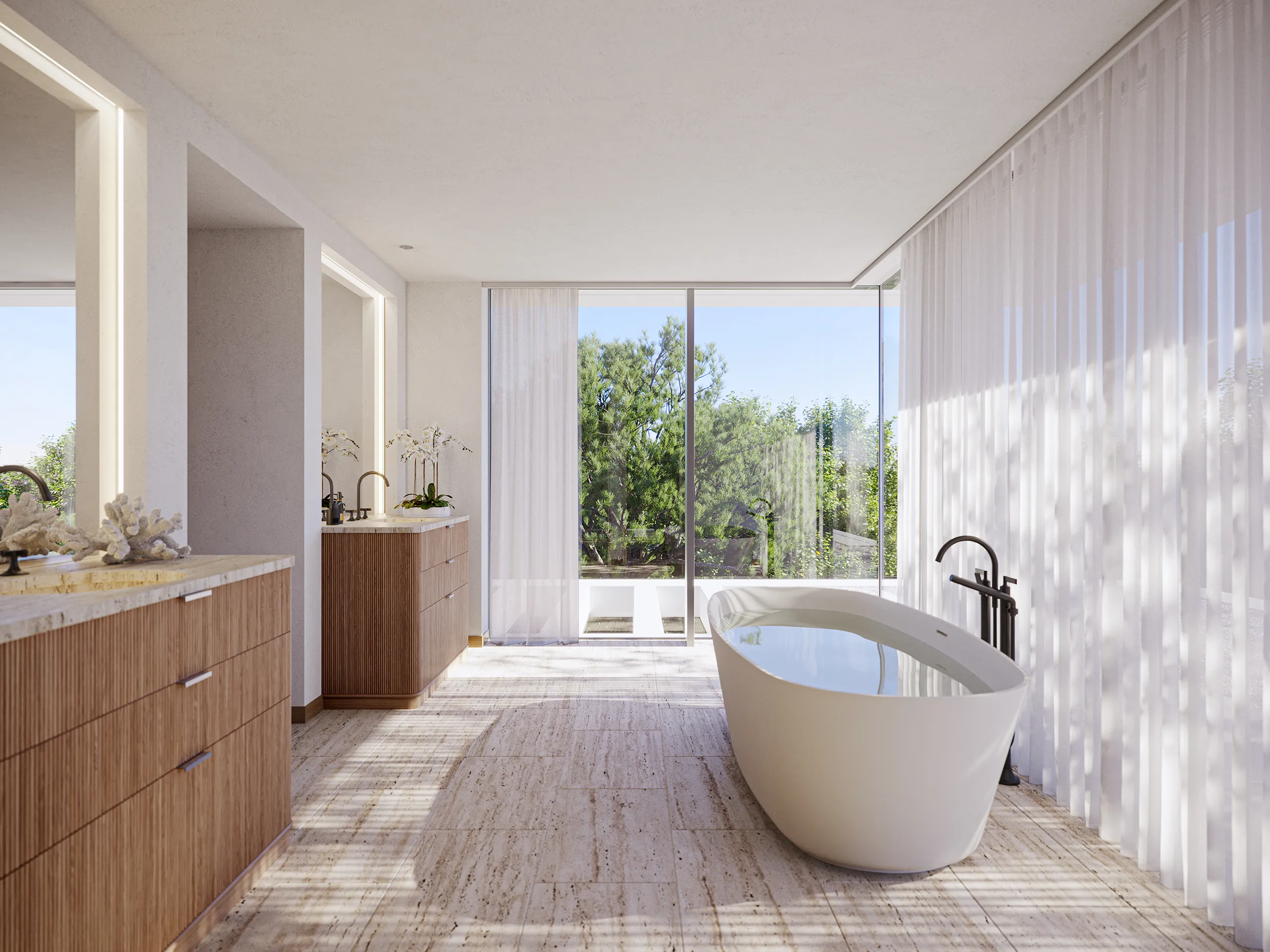 Villa Aravaca Madrid Bathroom real estate renders