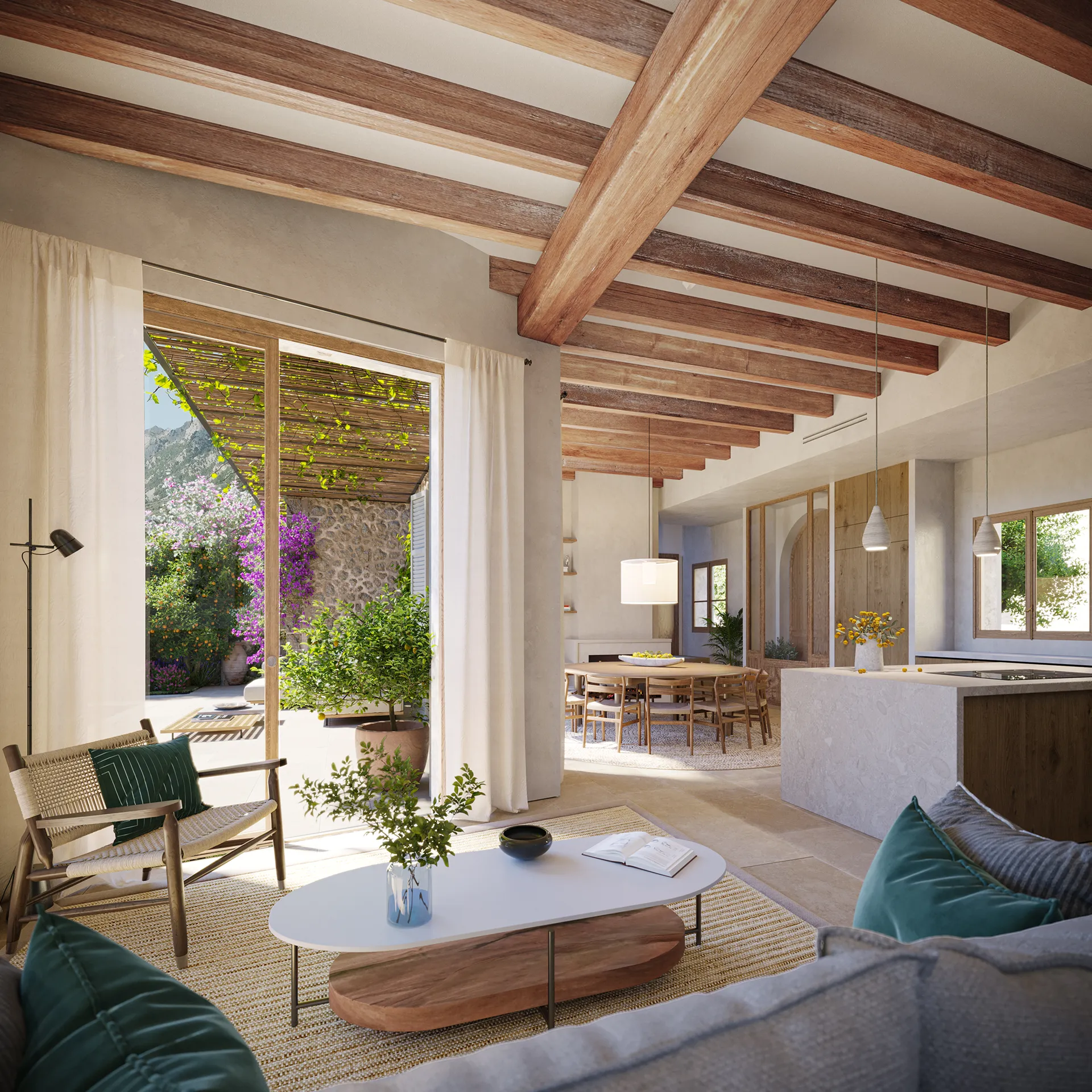 Casa Soller Mallorca pergola Inmobiliario Vr