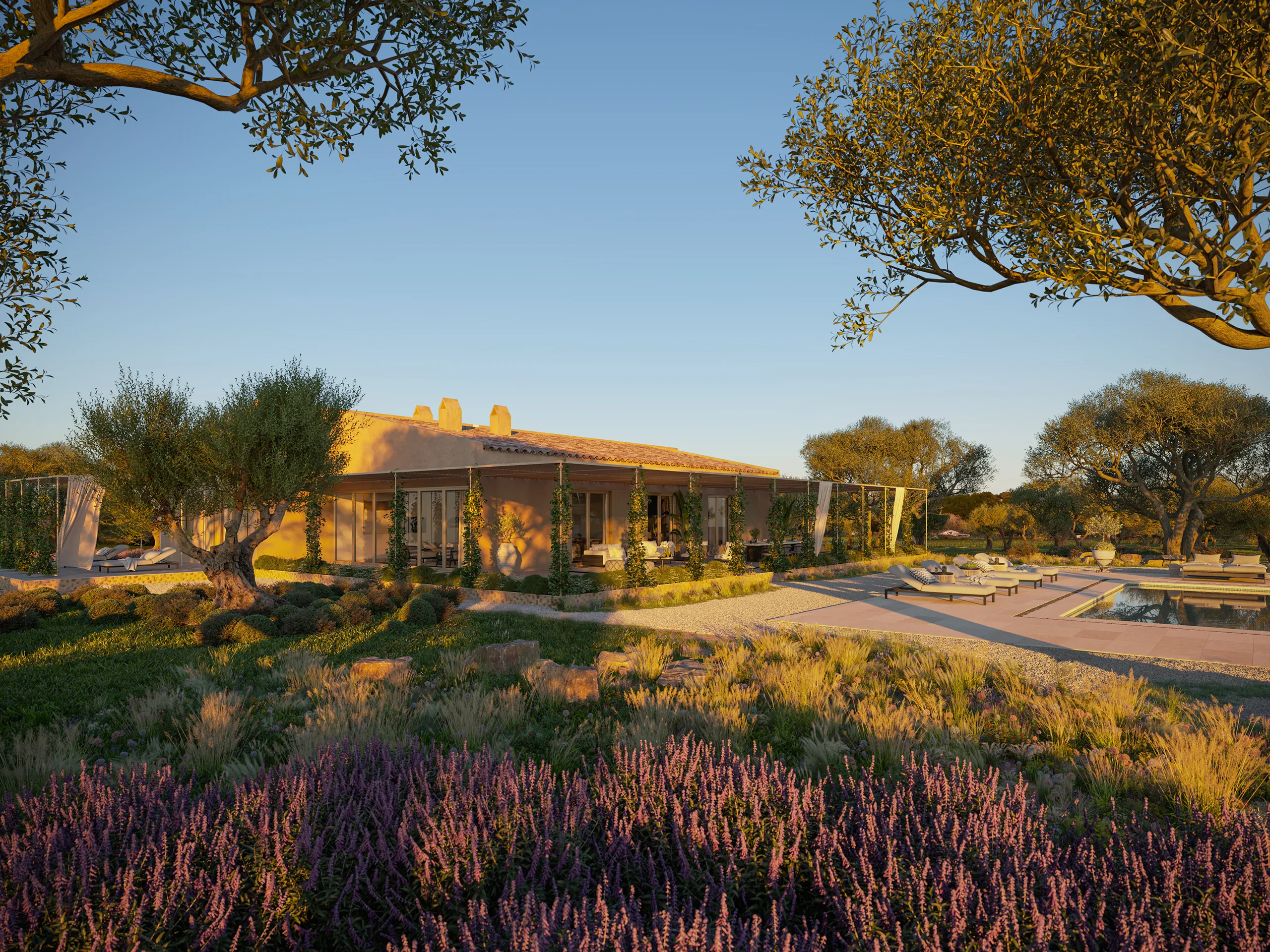 Finca Montuiri Mallorca Garden Photorealistic Virtual Tour