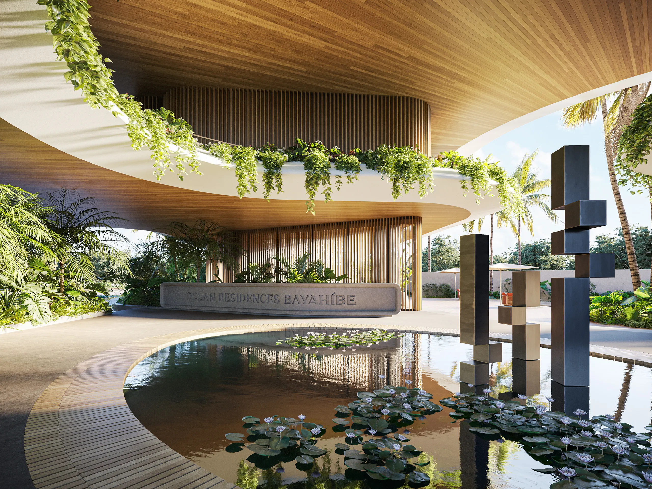 Apartment Punta Cana Dominican Republic Common Areas Architectural 3D