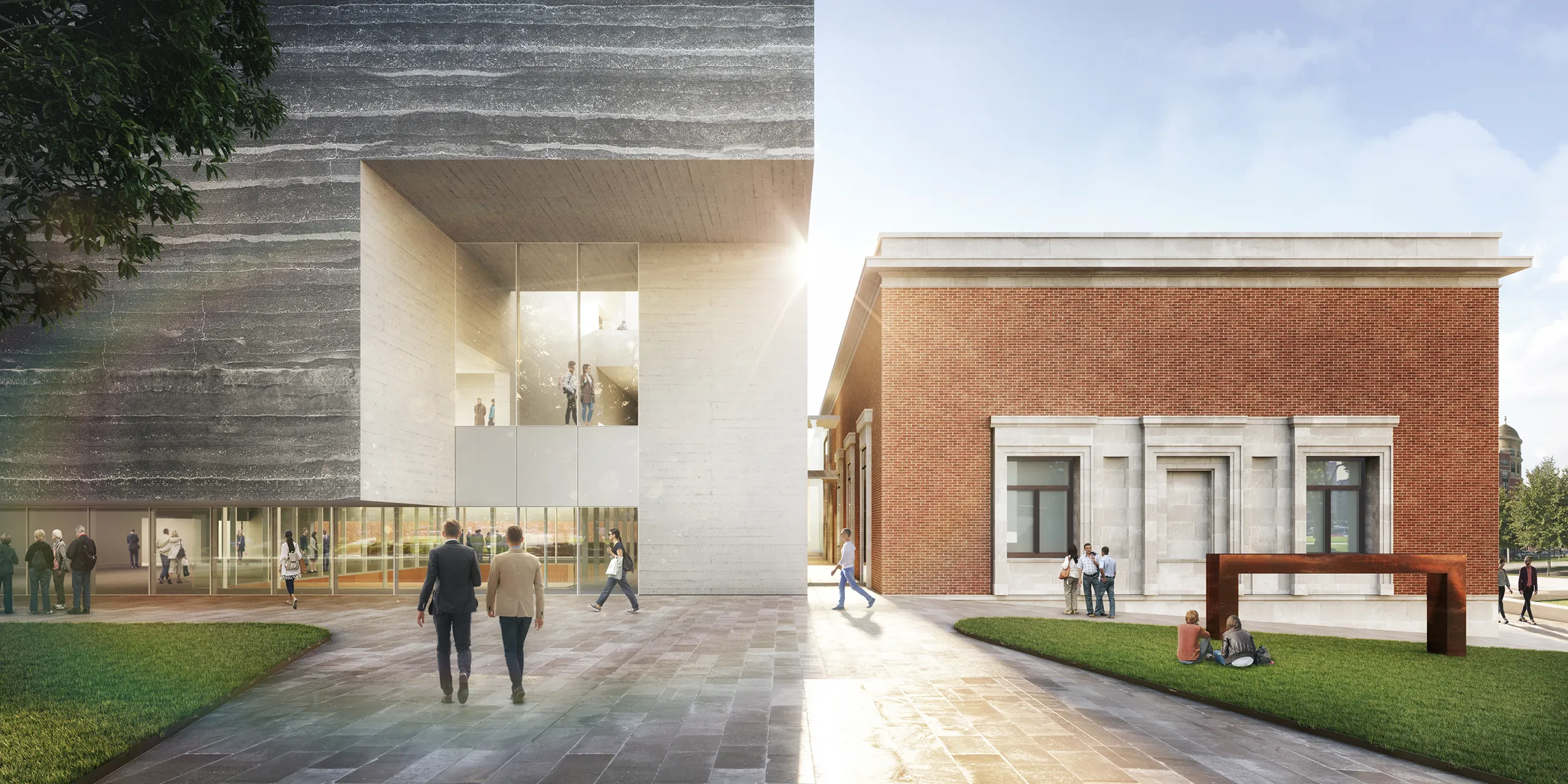 Mba Bilbao Museum Bilbao Common Areas Architectural Visualization