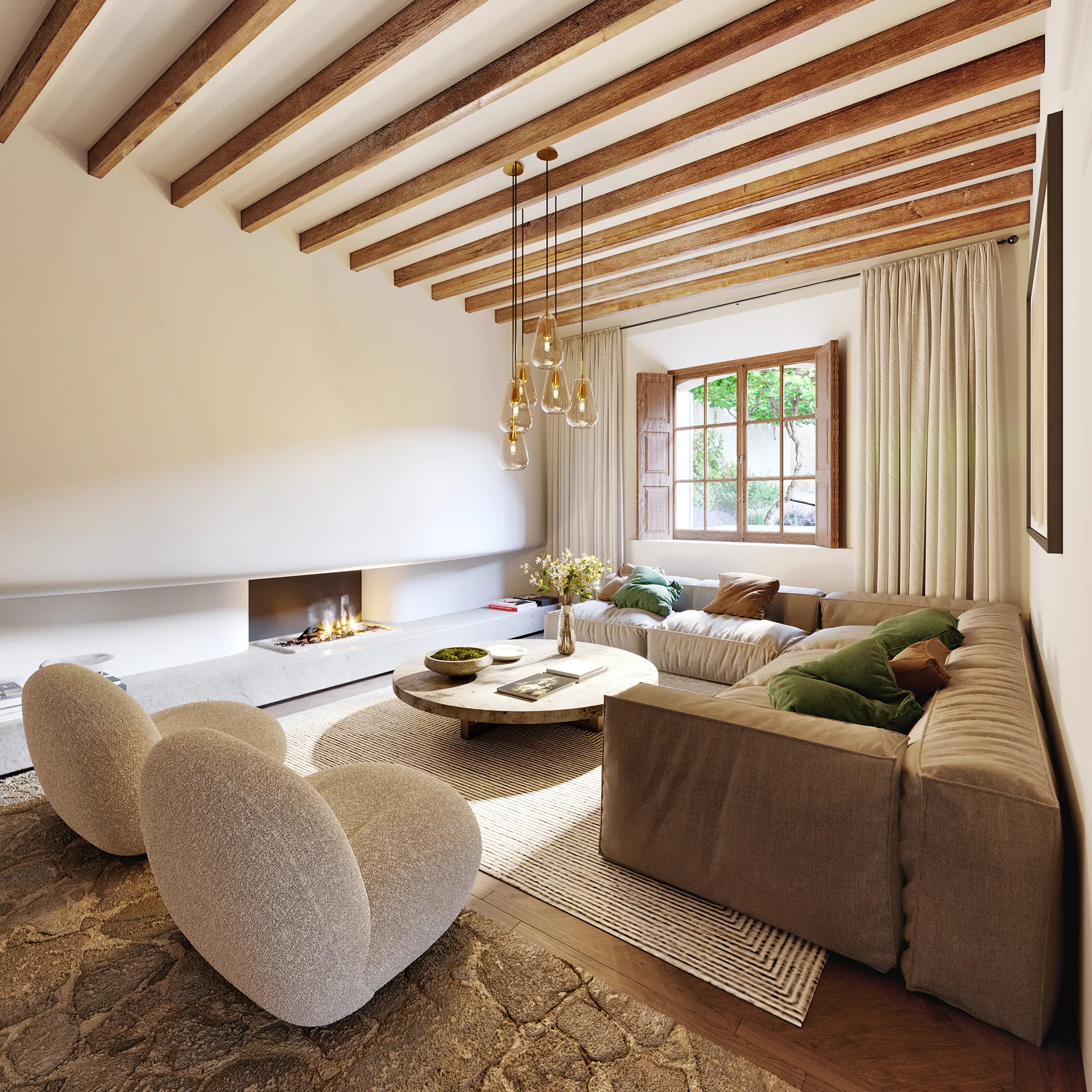 House Fornalutx Mallorca Living Architectural Visualizations