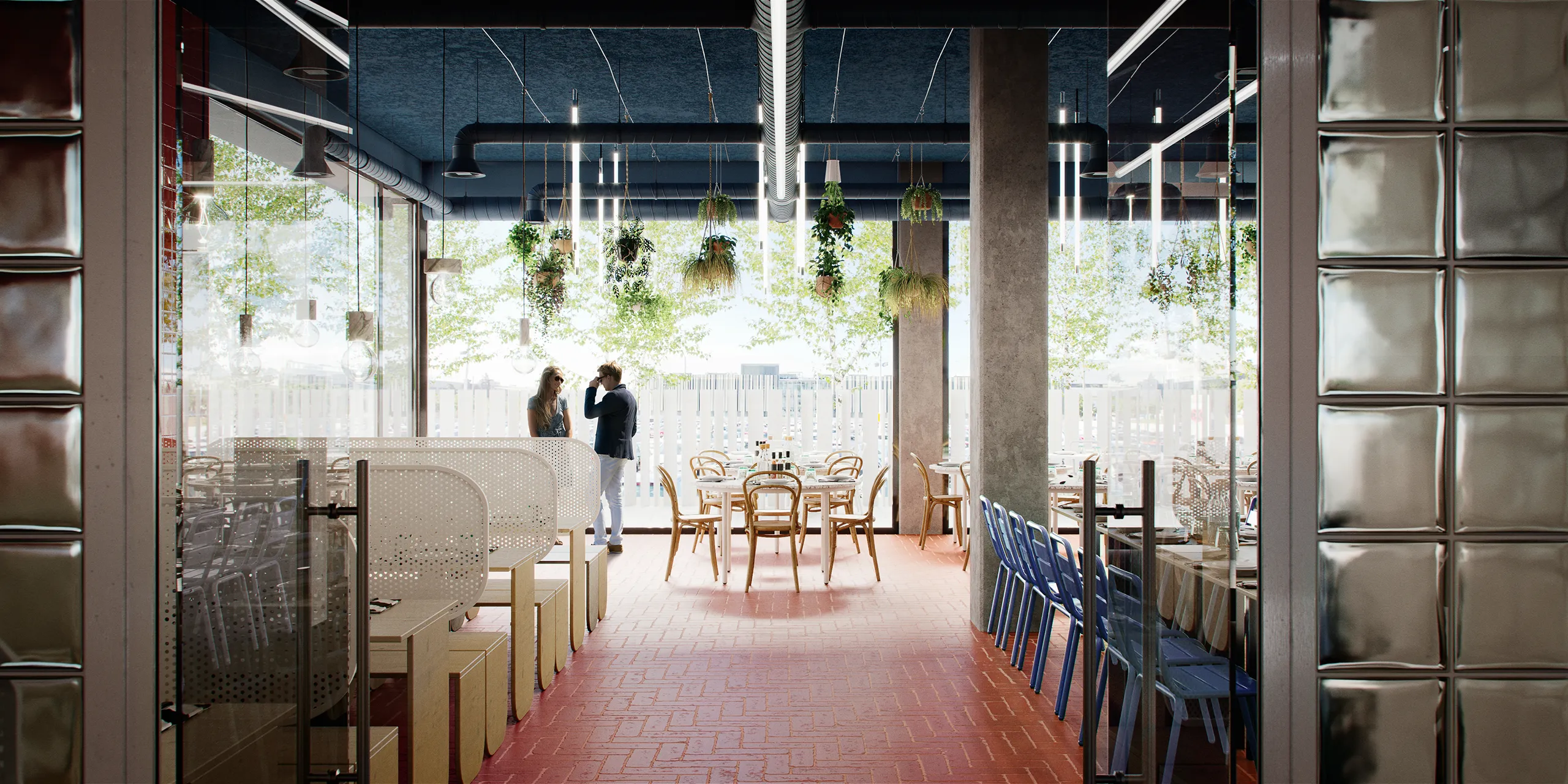 Residencia Aleu Barcelona Dining Architectural Visualization
