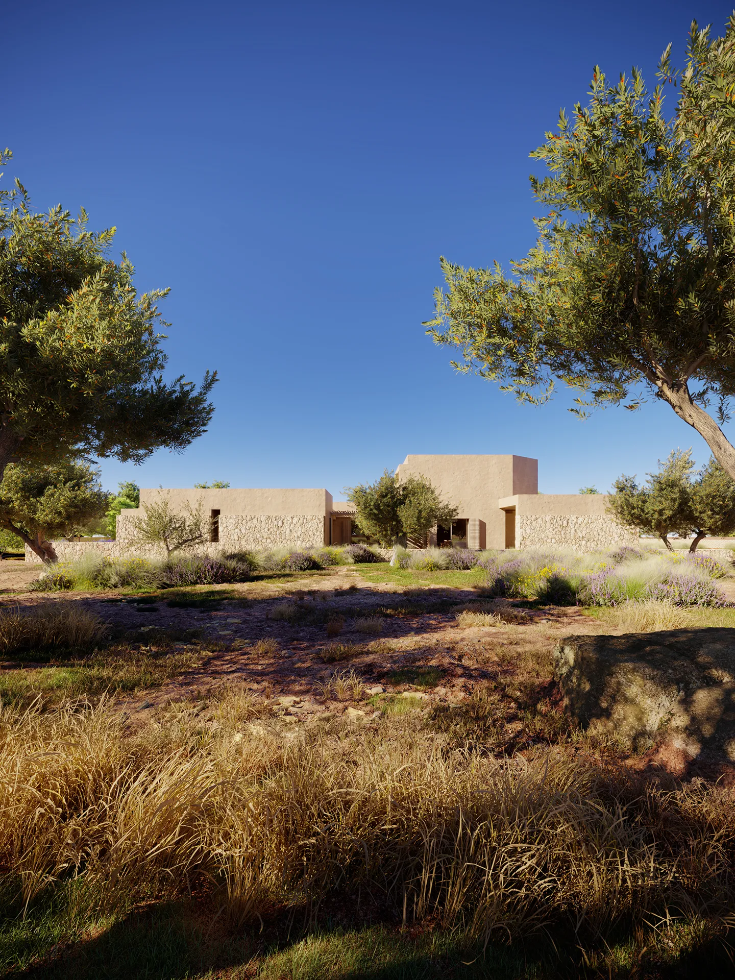Villa Formentera  photorealistic render