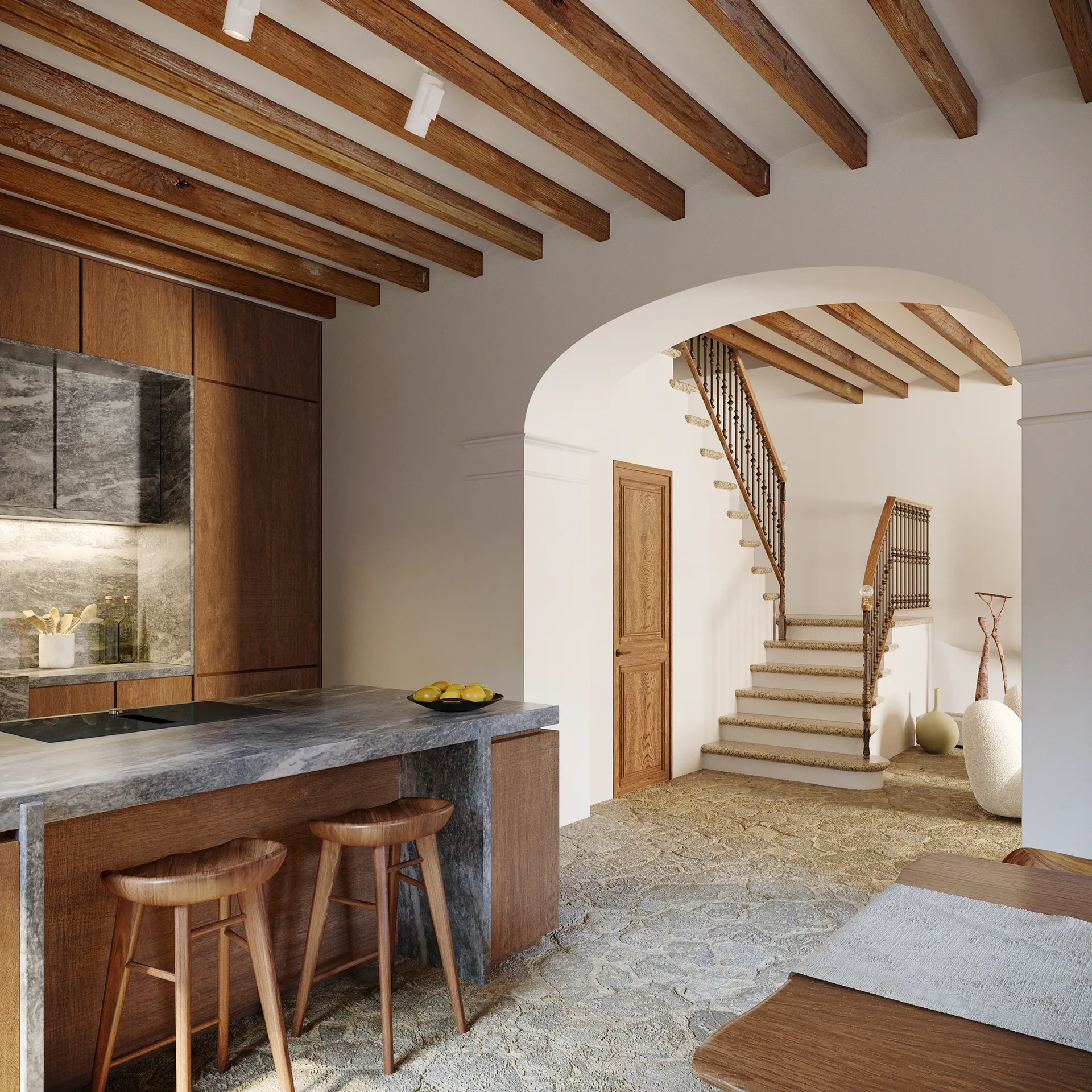 House Fornalutx Mallorca Living Real Estate 3D
