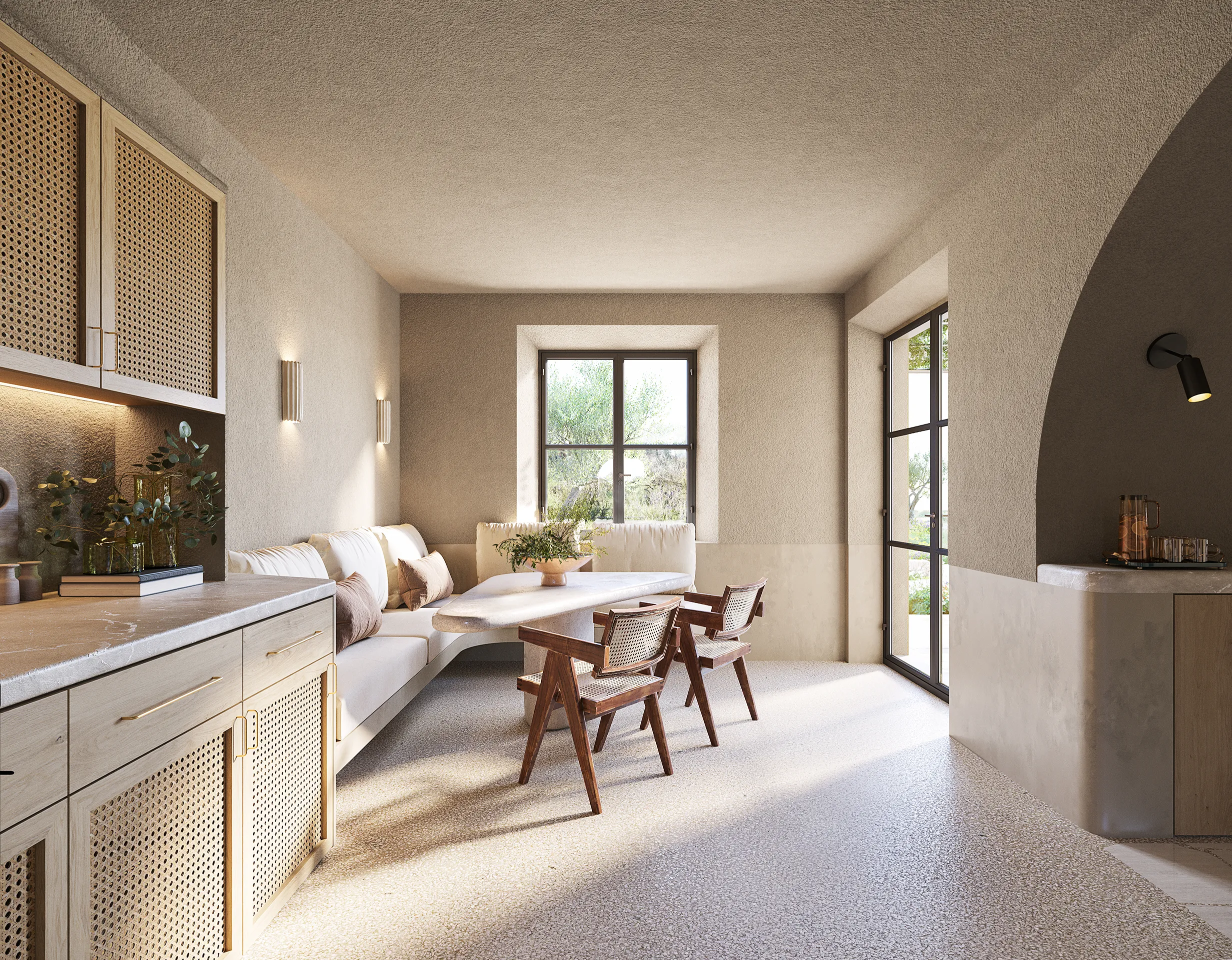 casa Sta Maria Mallorca cocina Inmobiliario Cgi