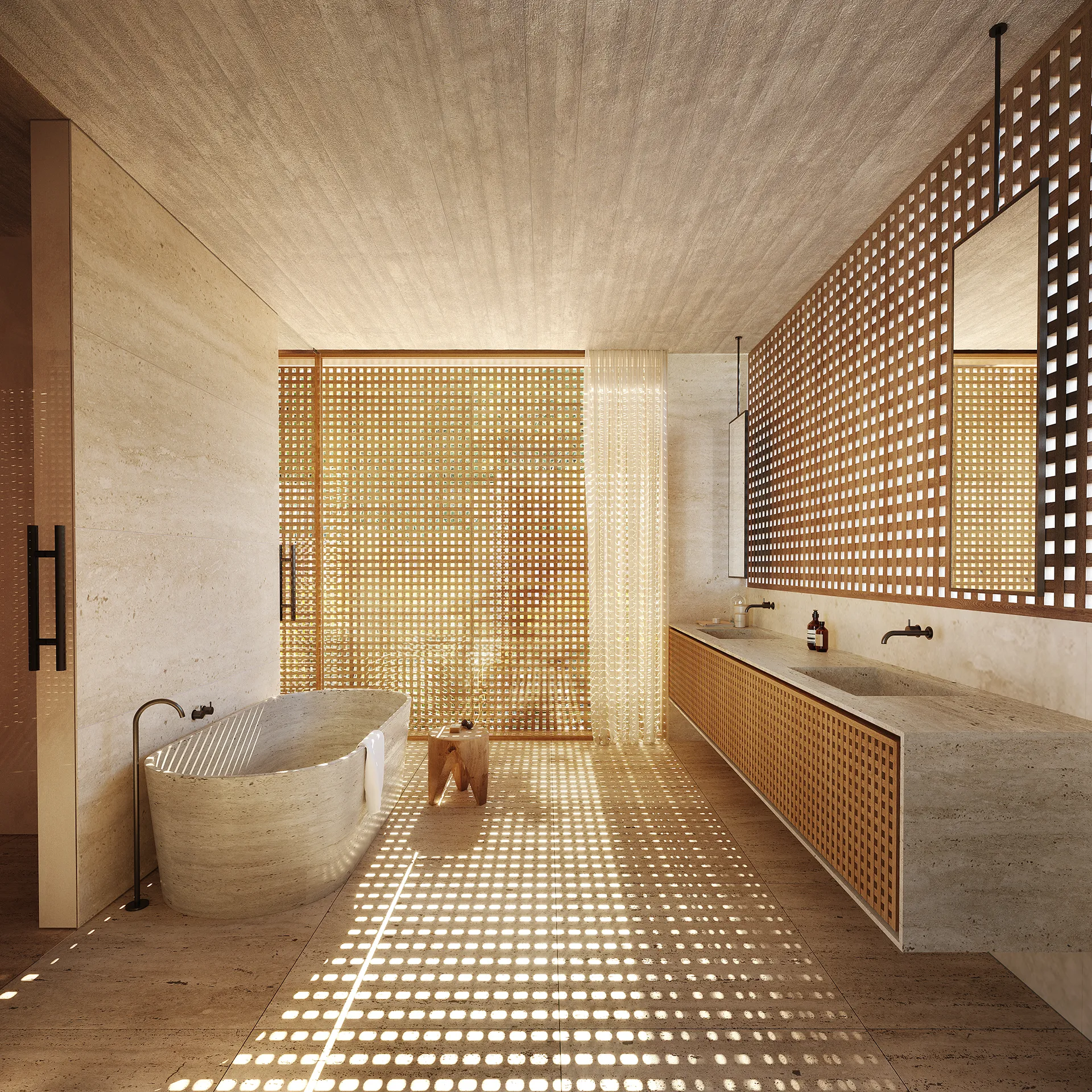Villa Puerto Andratx Mallorca Bathroom Architecture Virtual Tour