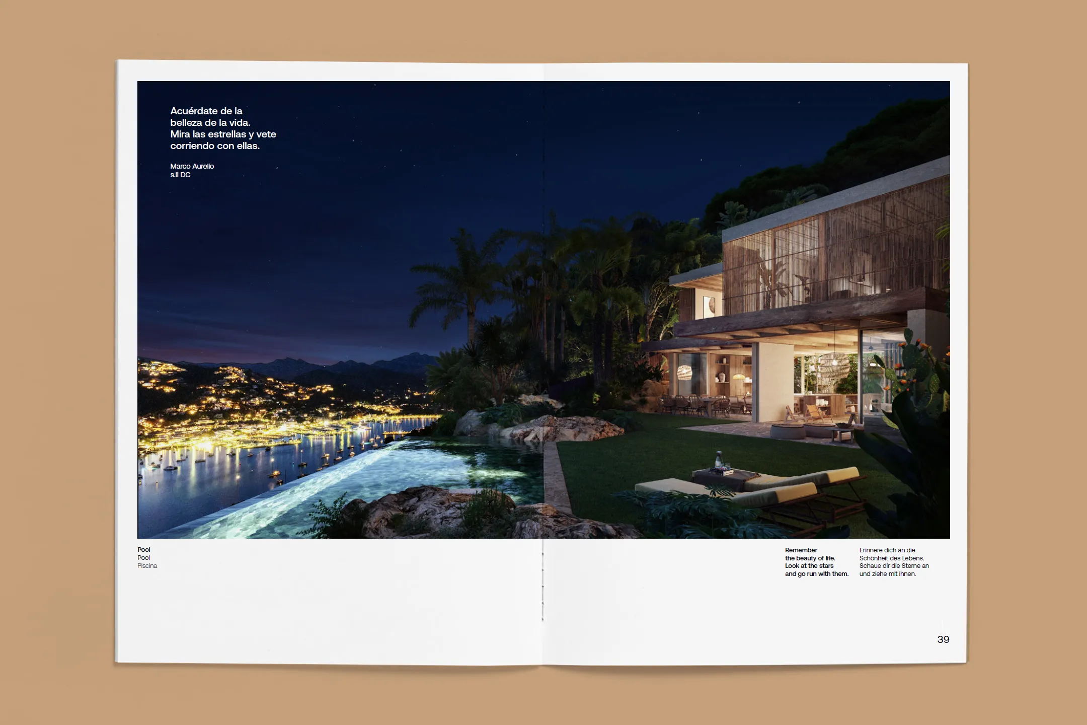 Villa Sunset Andratx Mallorca Branding Architectural Branding