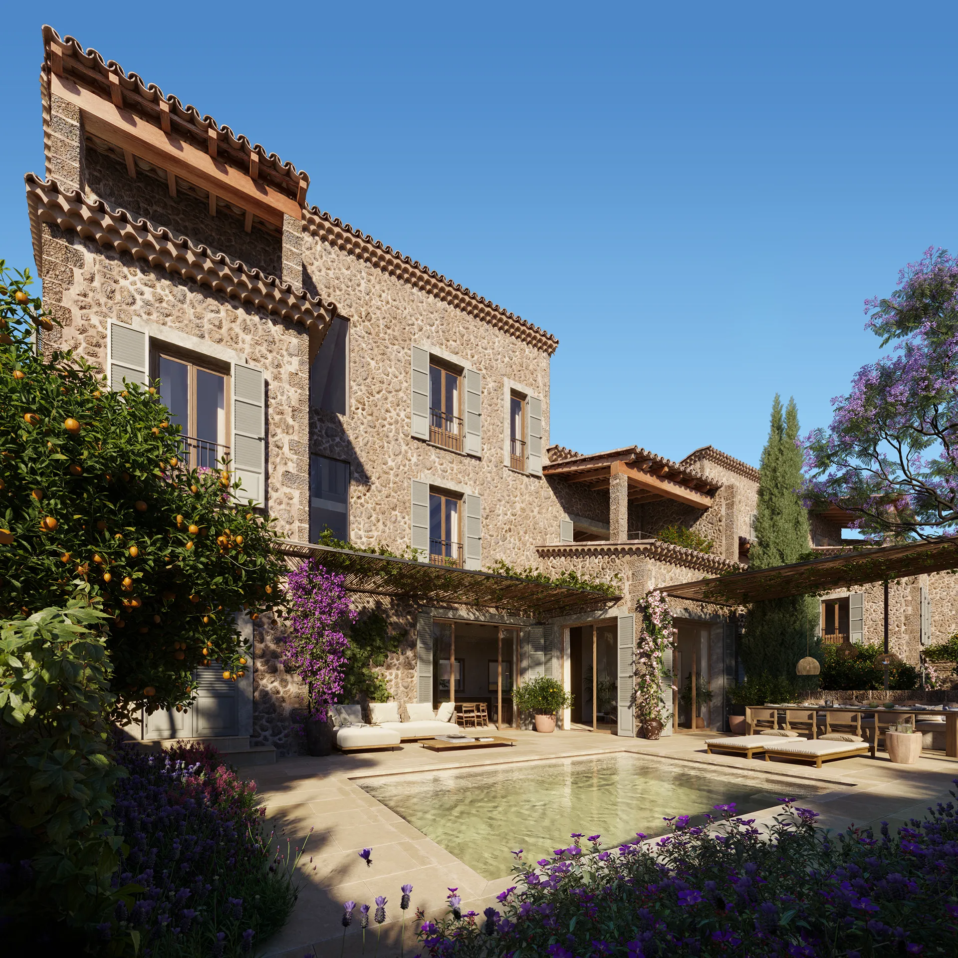 Casa Soller Mallorca Fachada Branding Inmobiliario