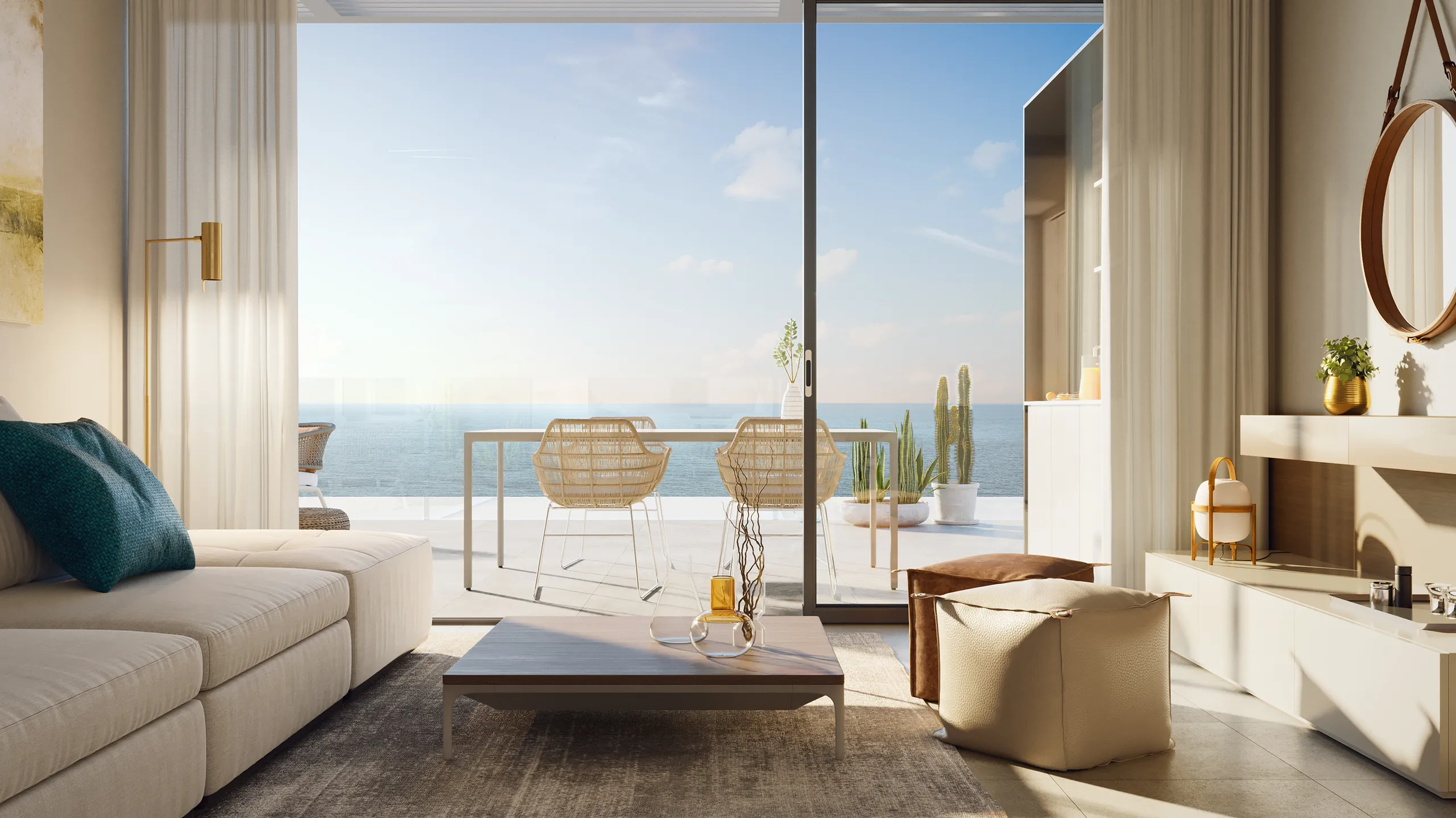 Houses Bolnou Alicante Living Photorealistic Renders