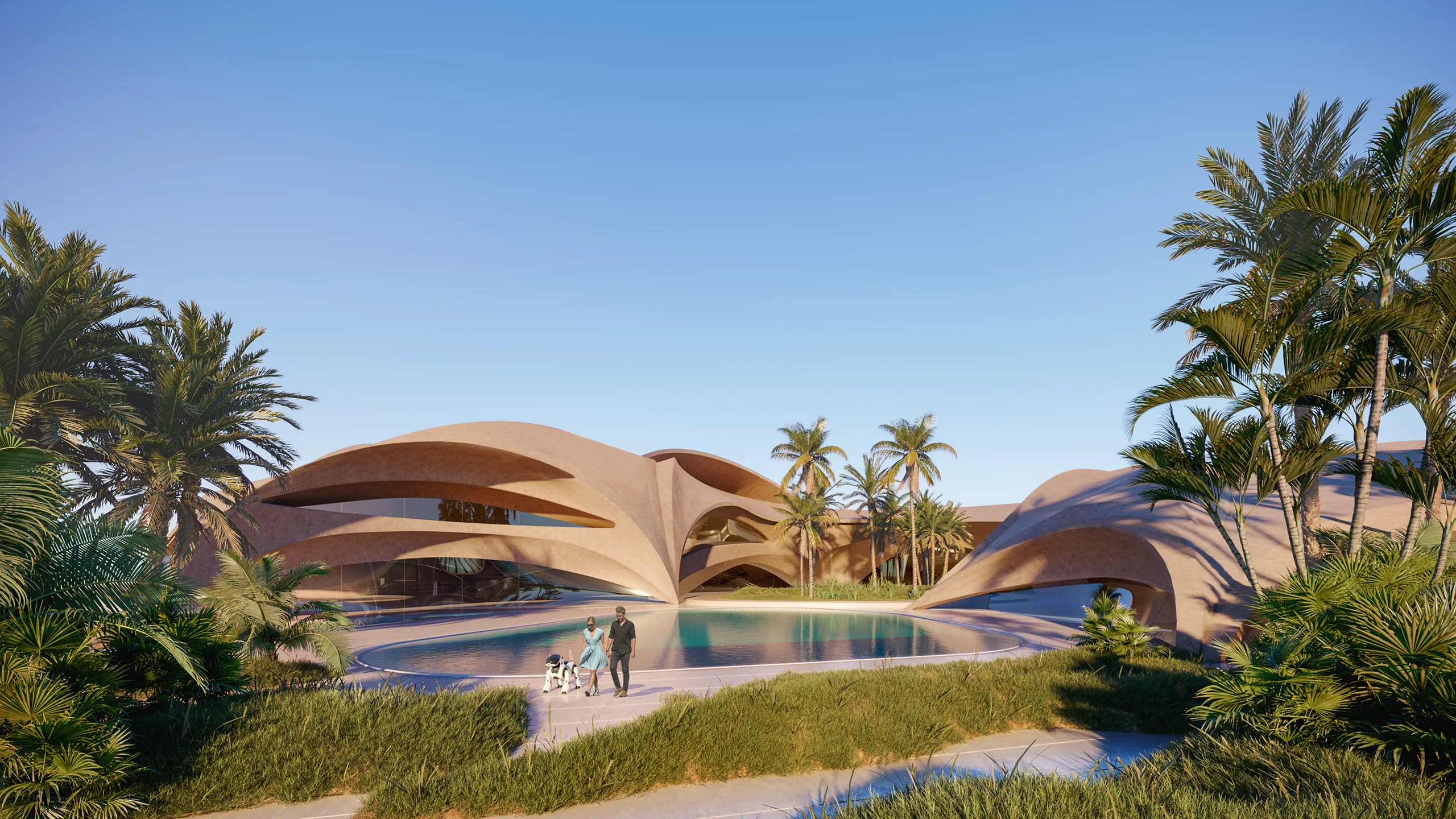 Neom Neom Pool Property Branding Virtual Tour