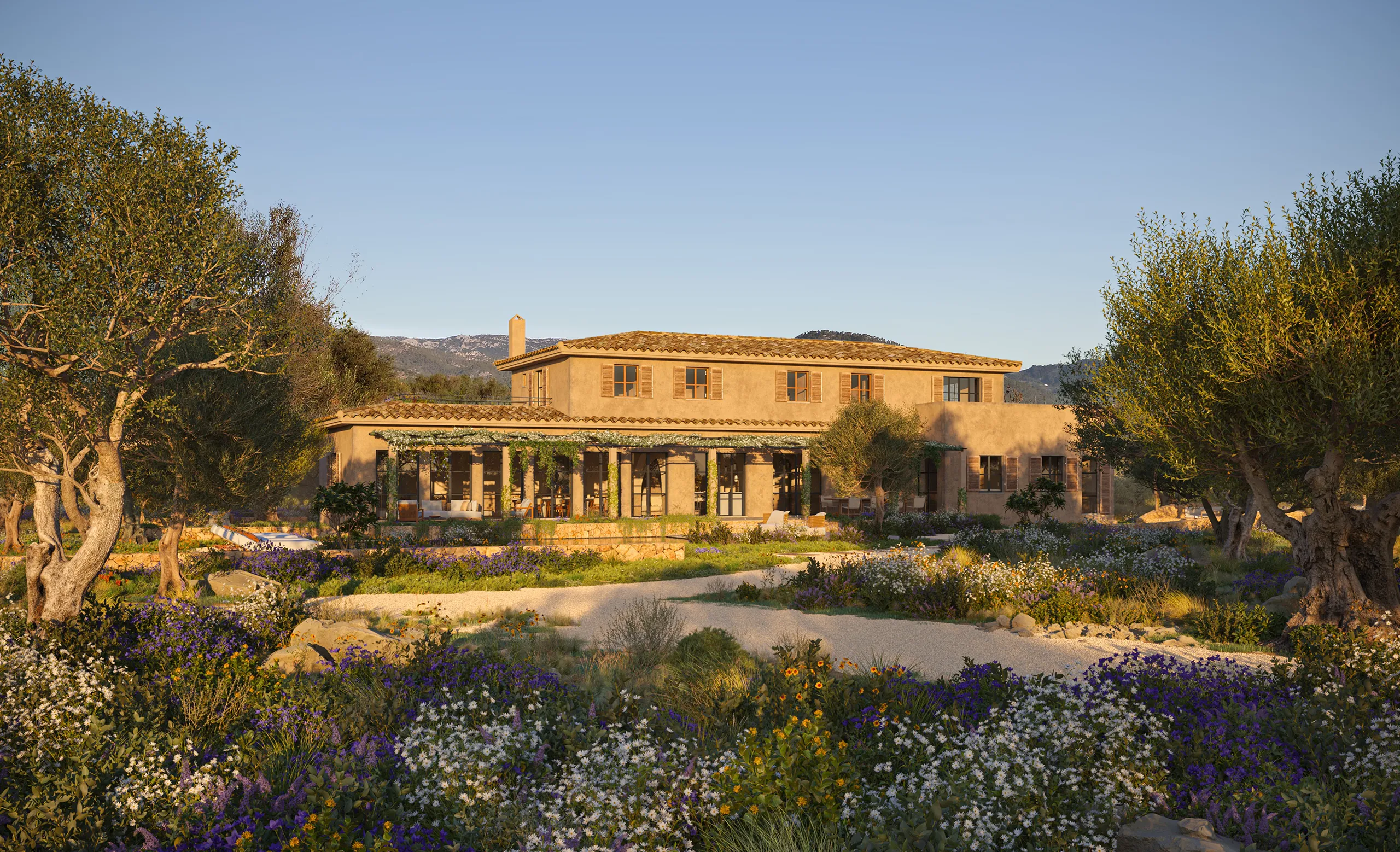 casa Sta Maria Mallorca Fachada Inmobiliario 3D