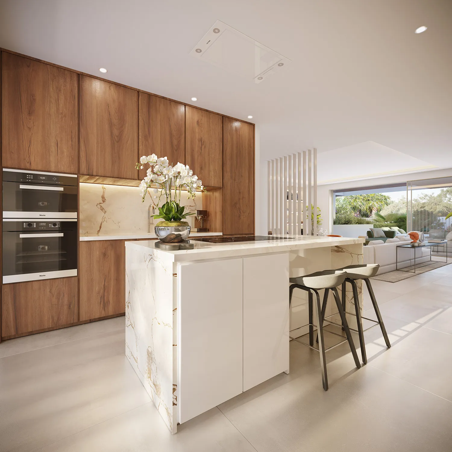 Benalus Residences Golden Mile Marbella Kitchen Architecture Virtual Tour
