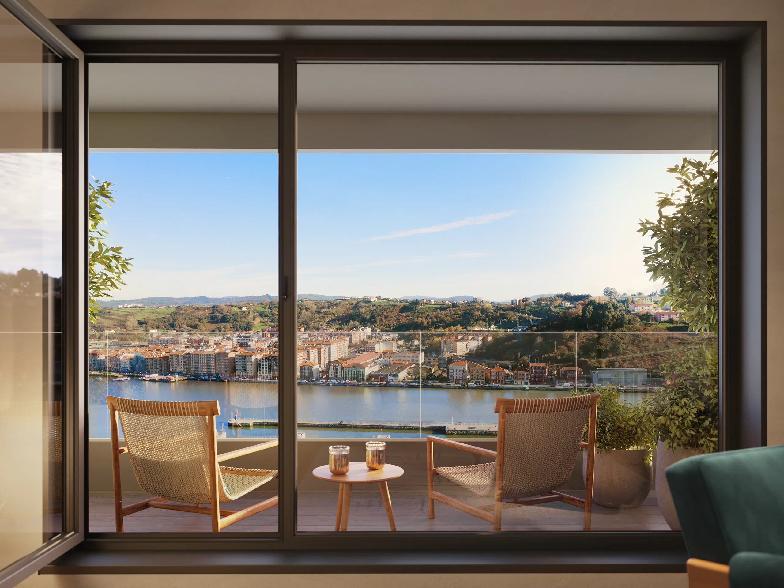 Viviendas Barakaldo Bilbao Pool Property Branding 3D