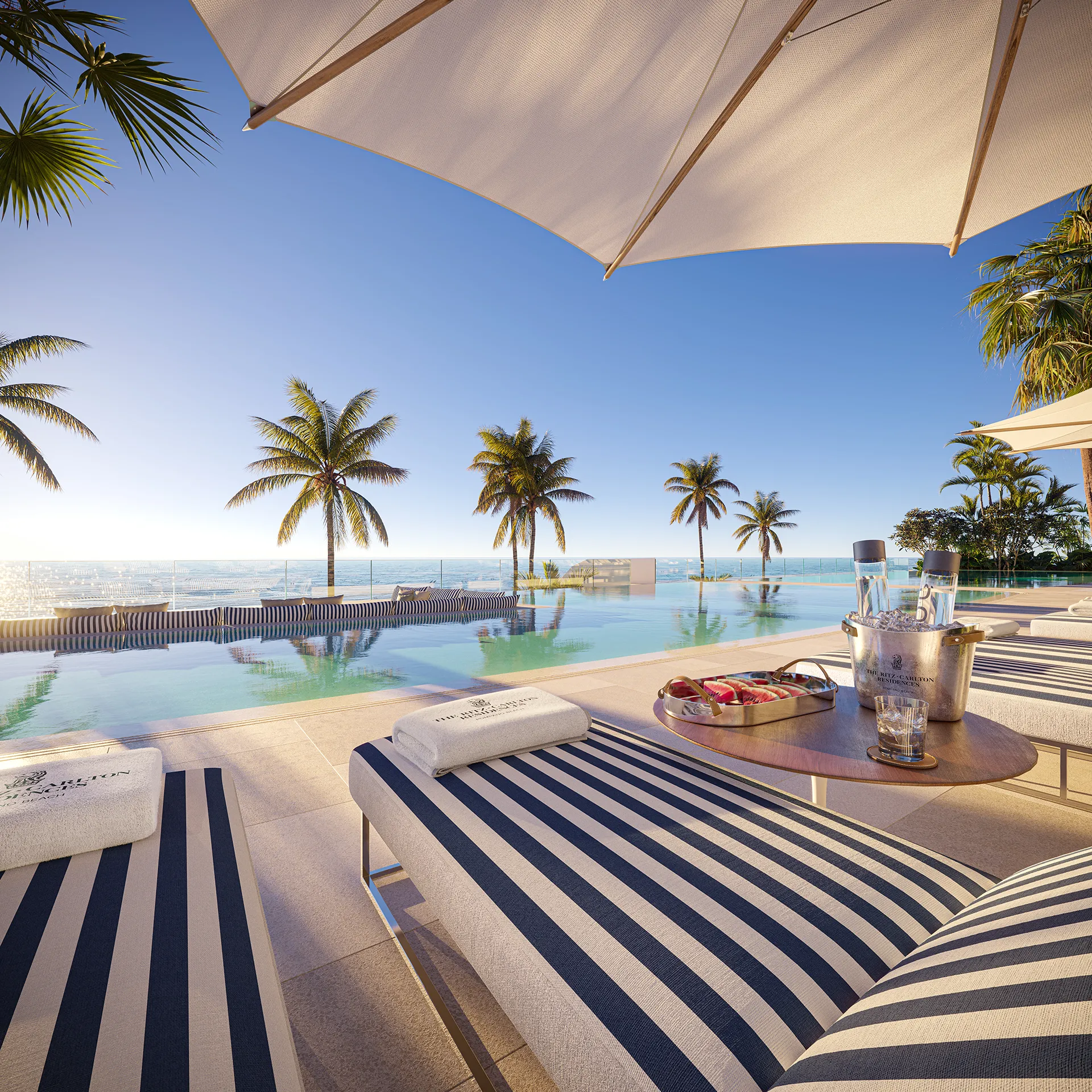 Pompano Ritz Carlton Miami Usa terrace Real Estate Visualization