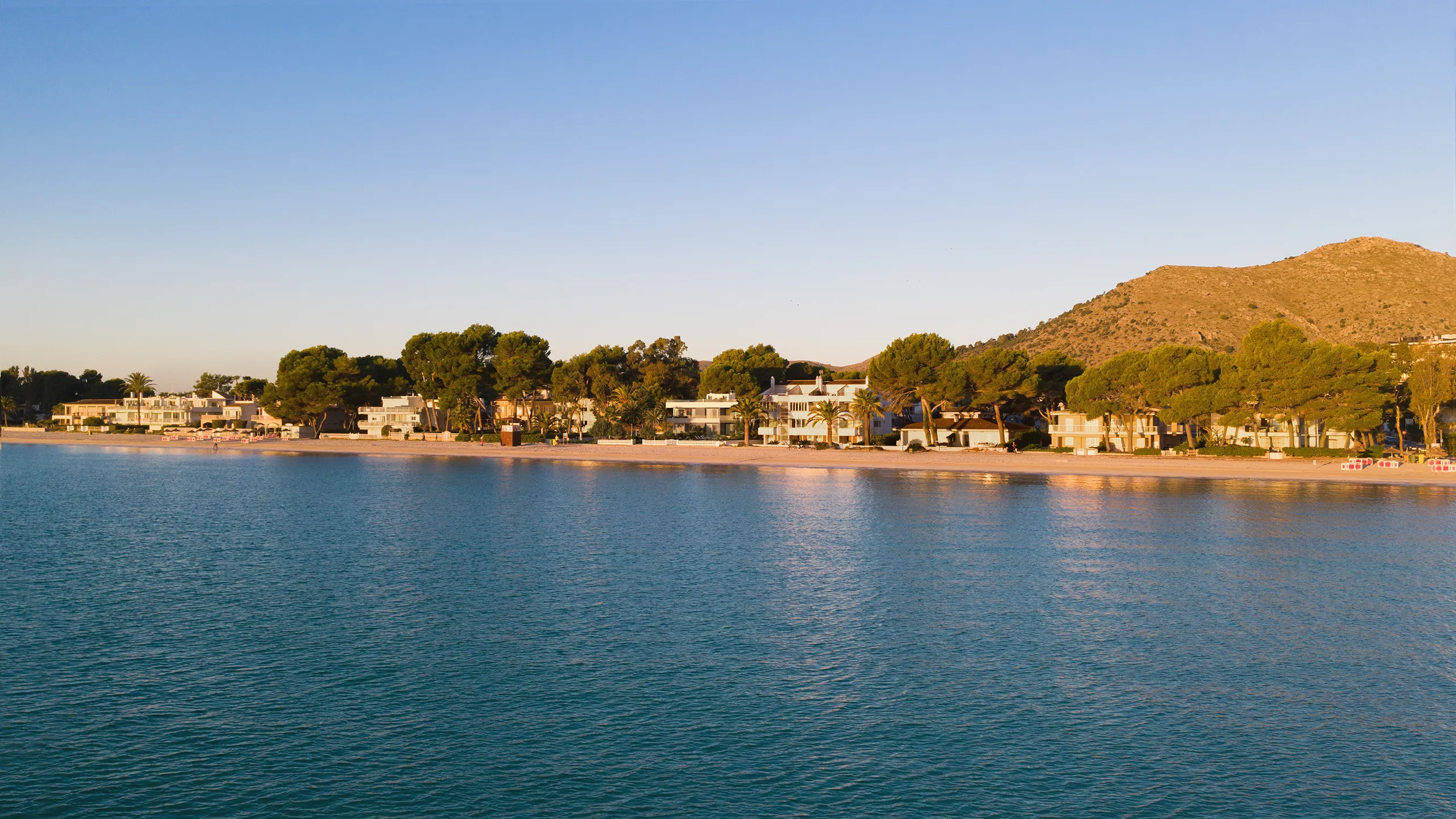 Villa Alcudia Mallorca Aerial view Hyperrealistic Visualisation